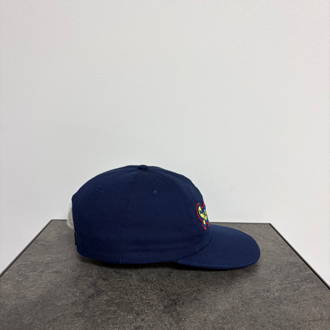 (OS) 슈프림 6패널 볼캡 모자 곤즈 로고 네이비 상품이미지3