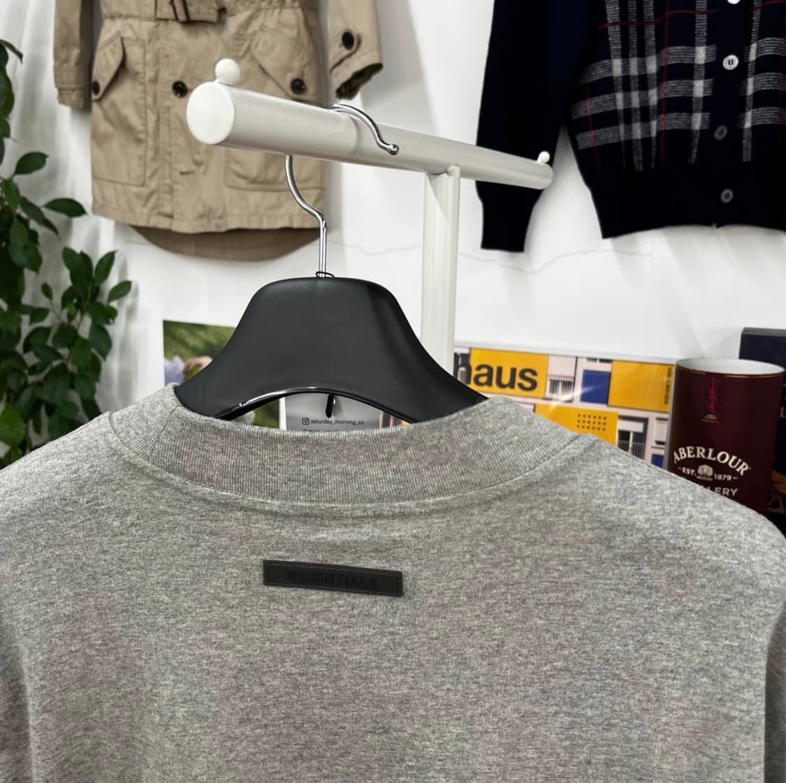 피어오브갓 에센셜 롱슬리브 티셔츠 그레이 M 상품이미지2