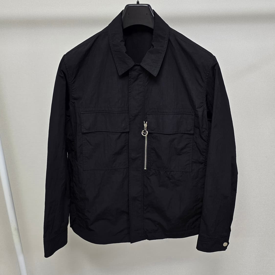 솔리드옴므 로고 셔츠 자켓 46사이즈 95 판매 상품이미지1