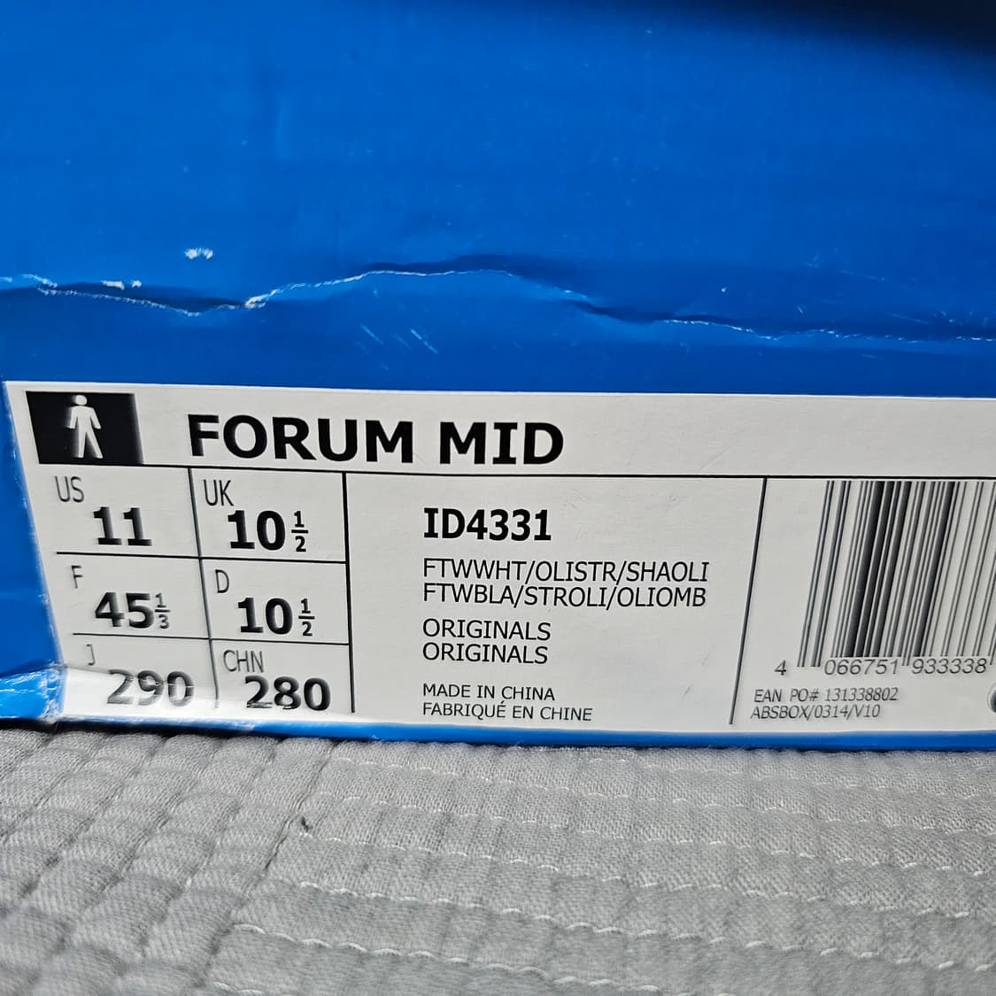 아디다스 OG 포룸 MID(285권장/새제품) 상품이미지7