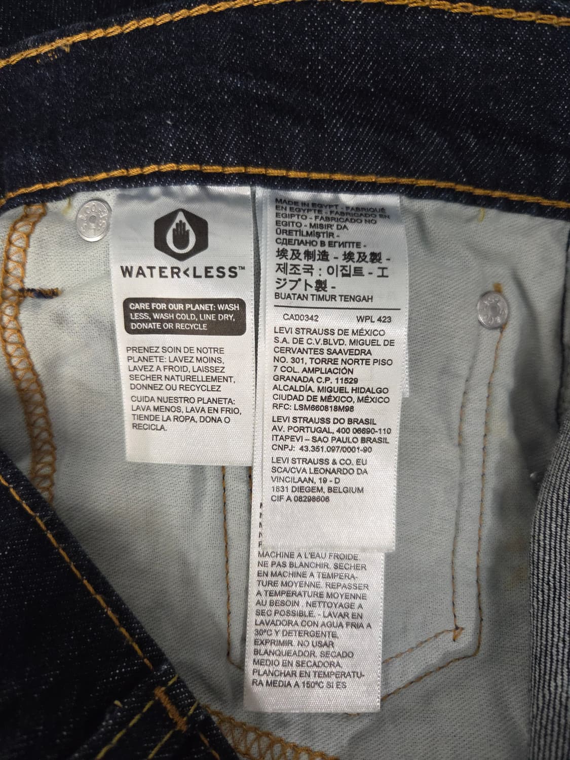 리바이스(Levi's) 502 워싱 데님 팬츠 청바지 상품이미지7