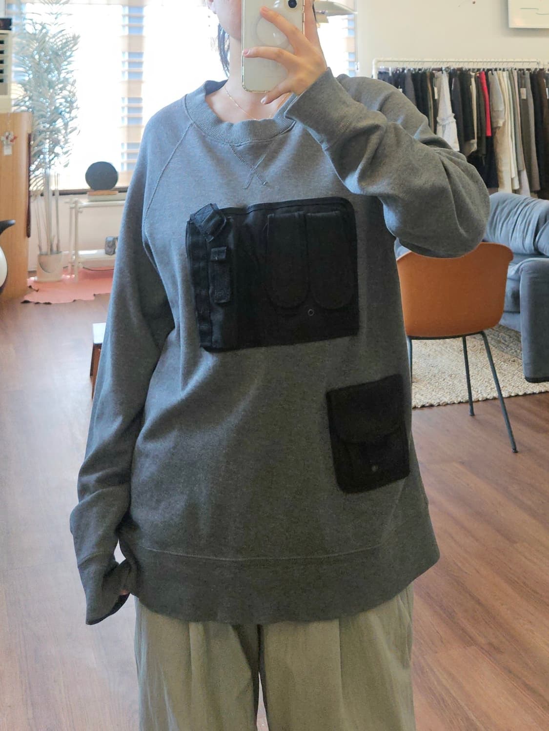 올드갭 레글런 포켓 스웻셔츠 상품이미지6