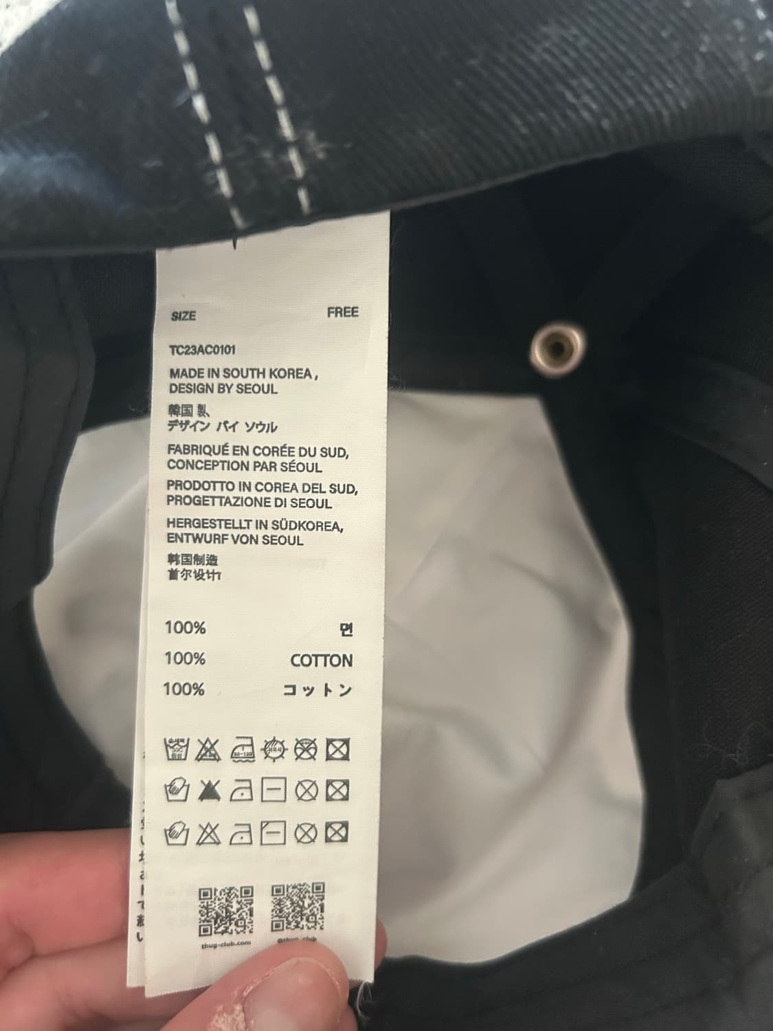 떠그클럽 TC 라이즈 캡 화이트  상품이미지2