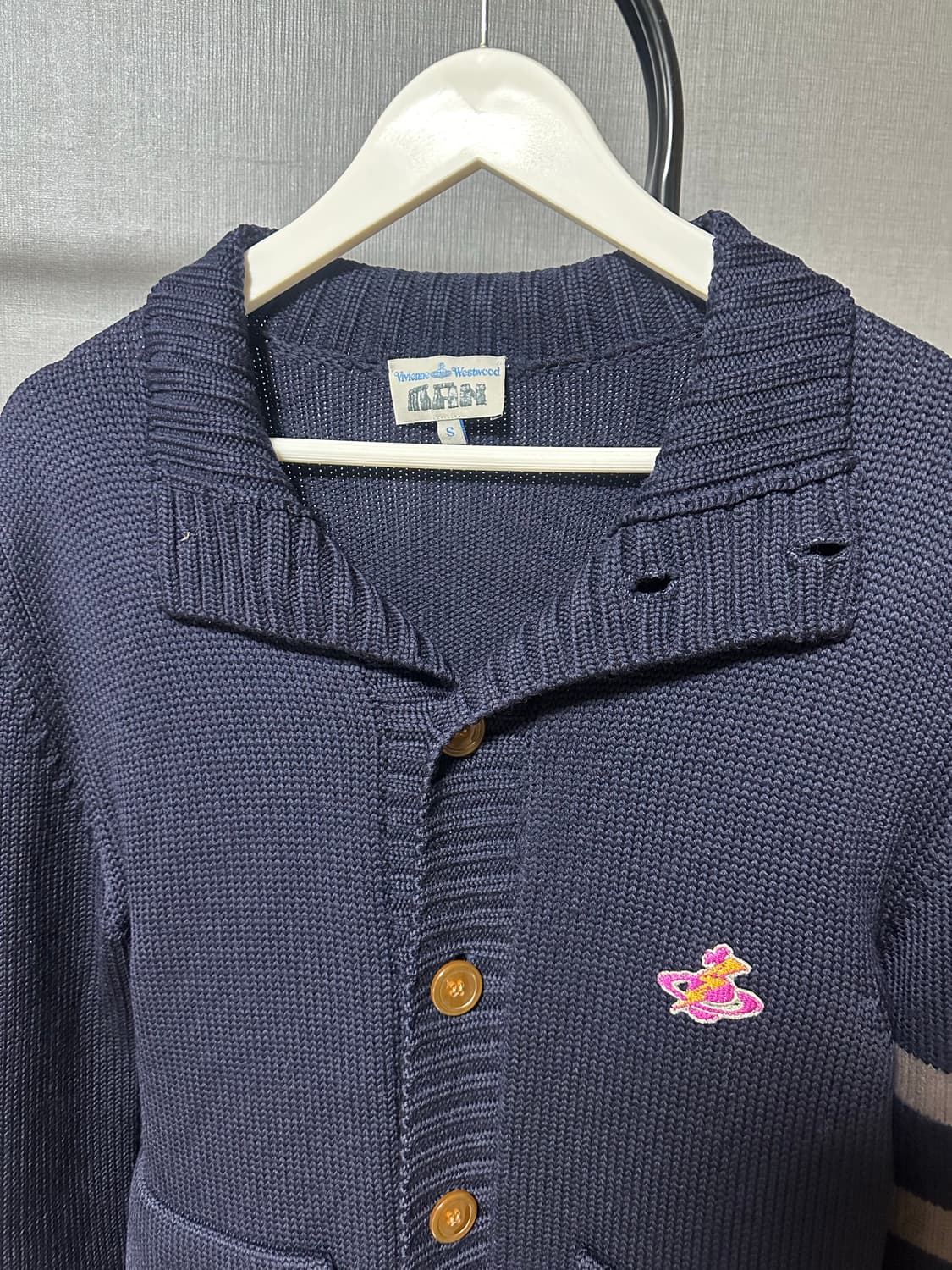 비비안 웨스트우드 네이비 가디건 남성 S 상품이미지3