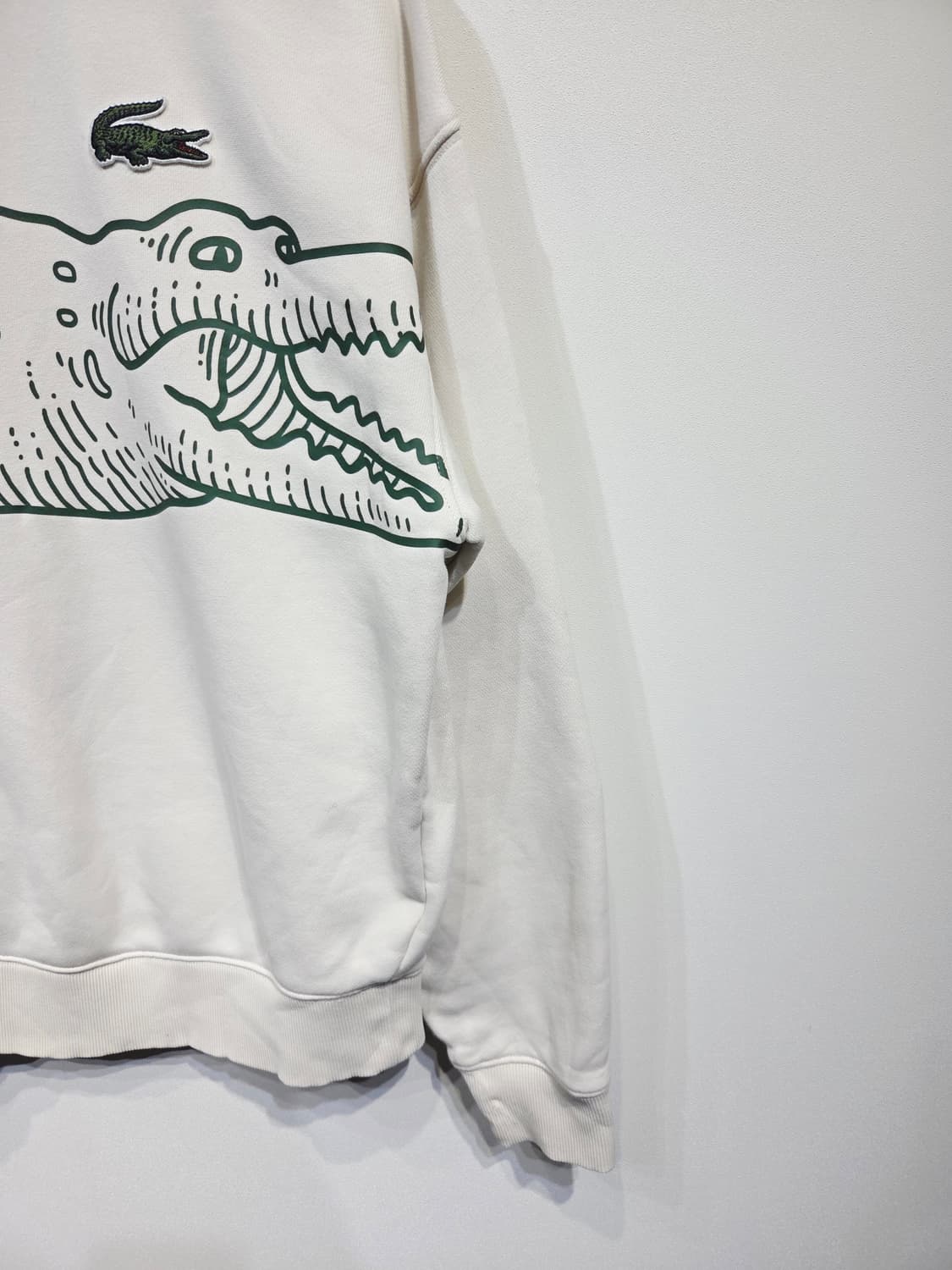 라코스테 빅 로고 루즈핏 맨투맨 상품이미지6