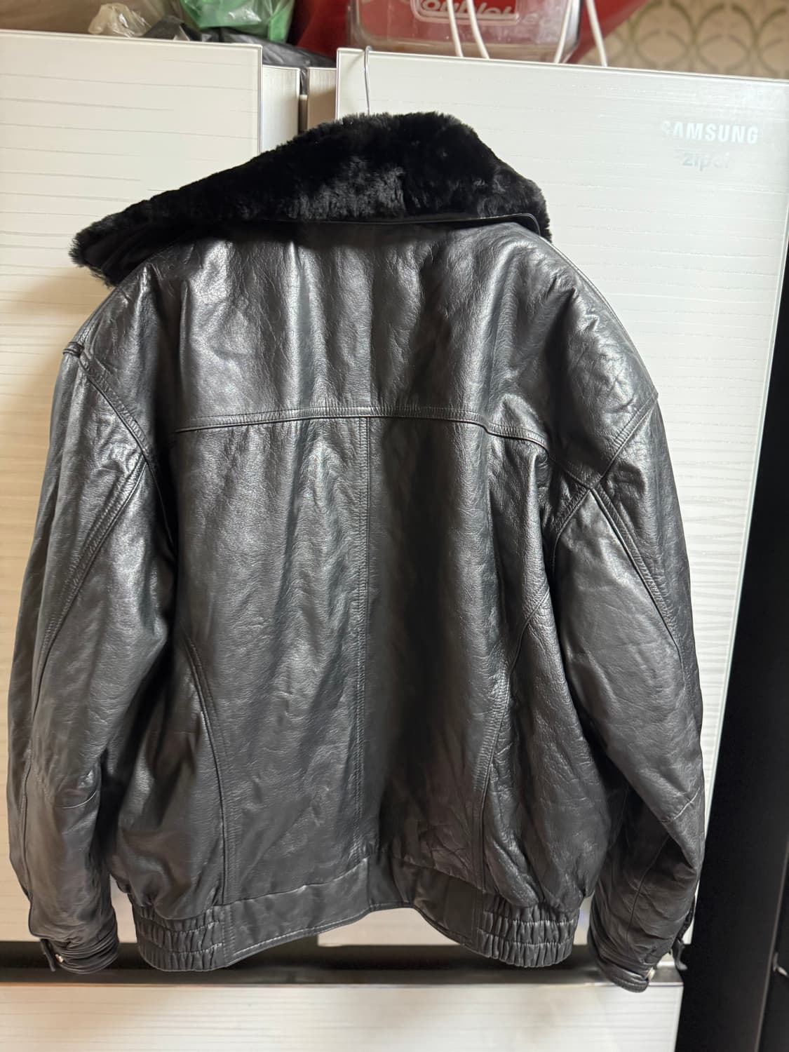 빈티지 가죽 a2자켓 리얼레더 L사이즈 상품이미지8