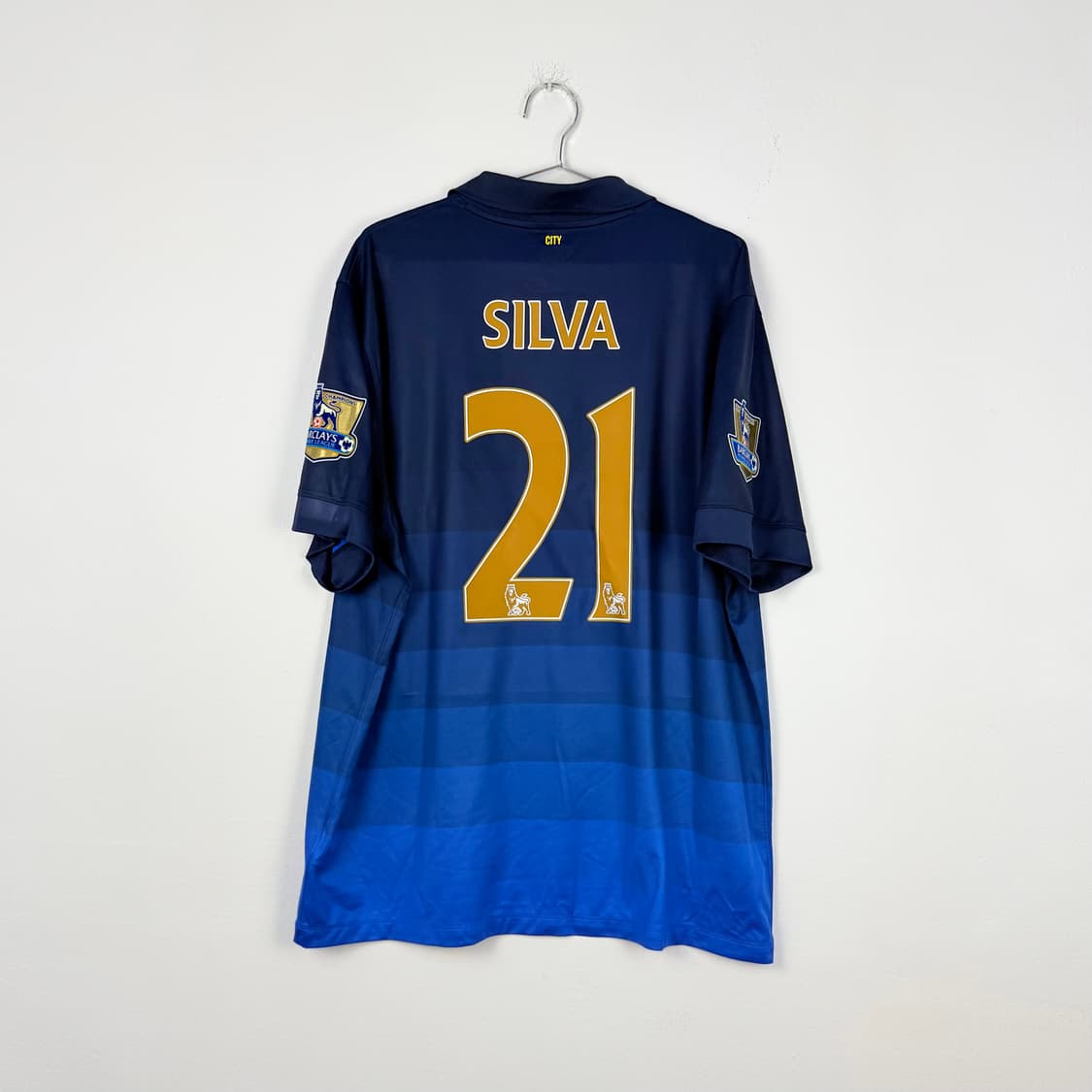 14-15 맨시티 어웨이 다비드 실바 유니폼 상품이미지1