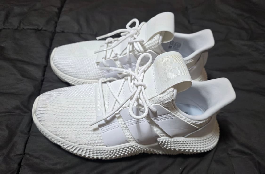 [촬영용 1회 착용] 아디다스 프로피어 트리플 화이트 (250mm) 상품이미지4