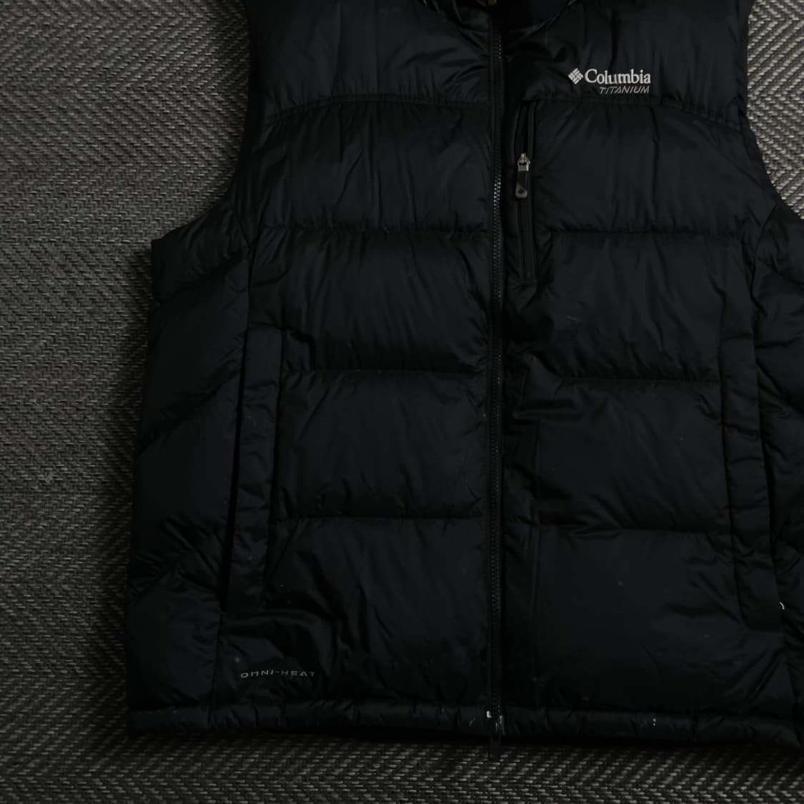 컬럼비아 USA 투웨이 구스다운 베스트 블랙y 4390 상품이미지3