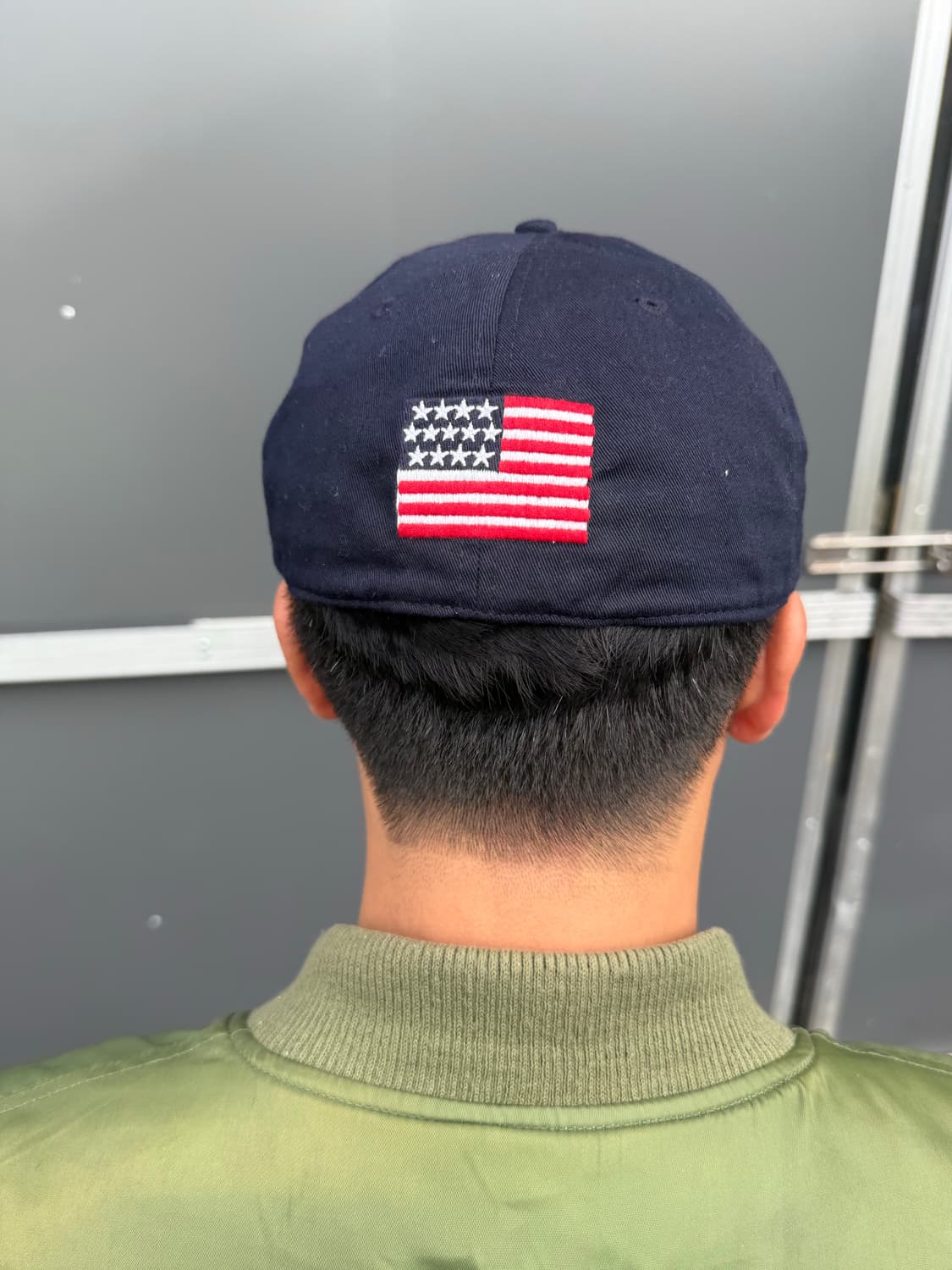 90s Polo sports 아플리케 빅로고 피티드캡 폴로 빈티지 캡 상품이미지4