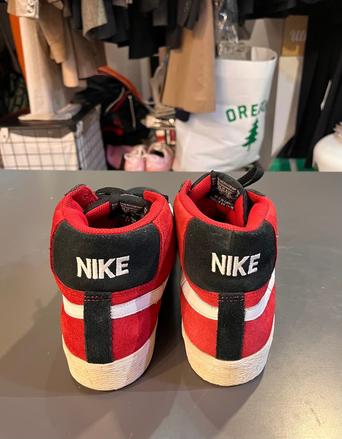 나이키 SB 블레이저 미드 레드 블랙 (275mm)  상품이미지3