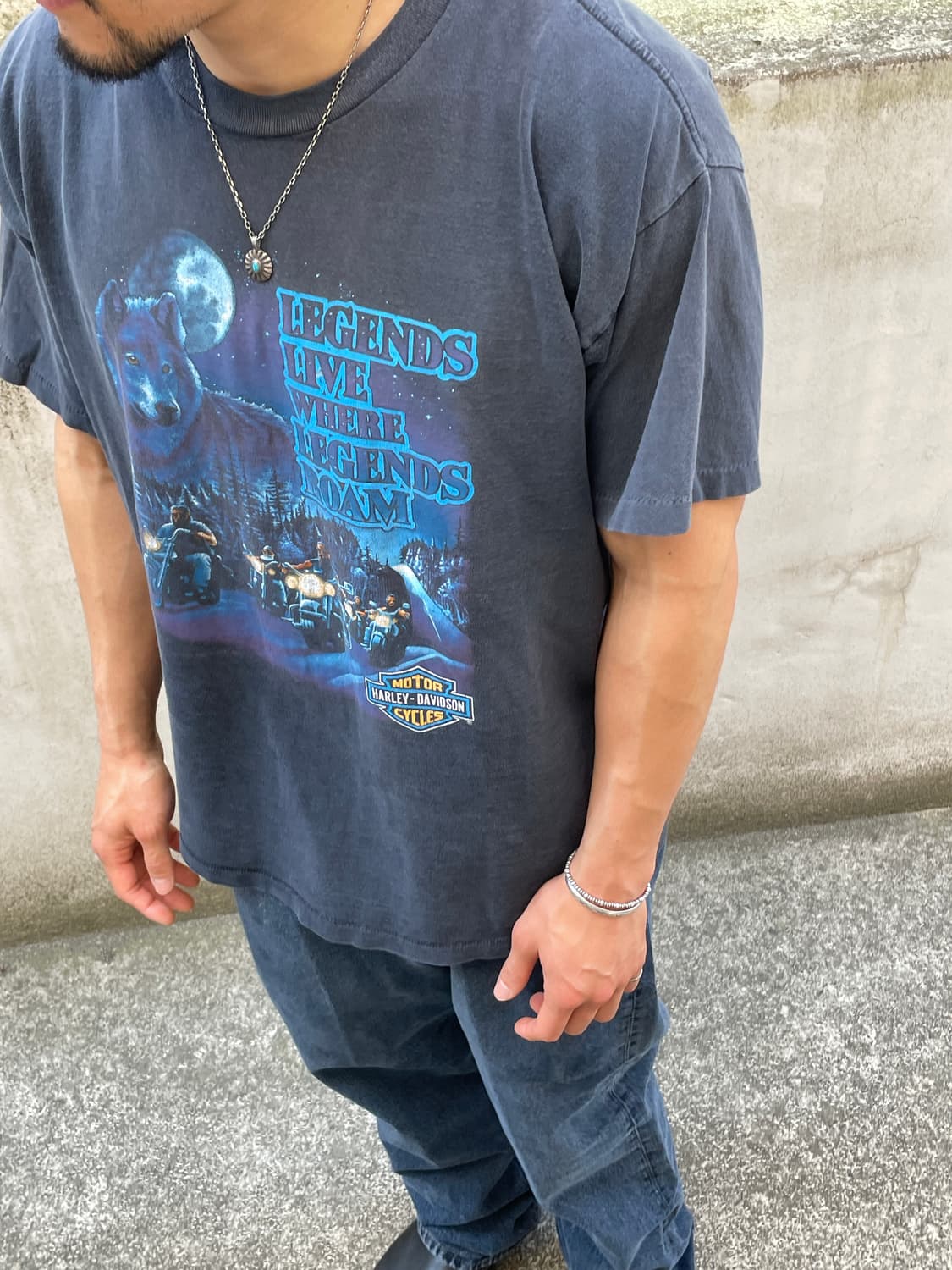 90s Harley Davidson single stitch Tee 상품이미지3