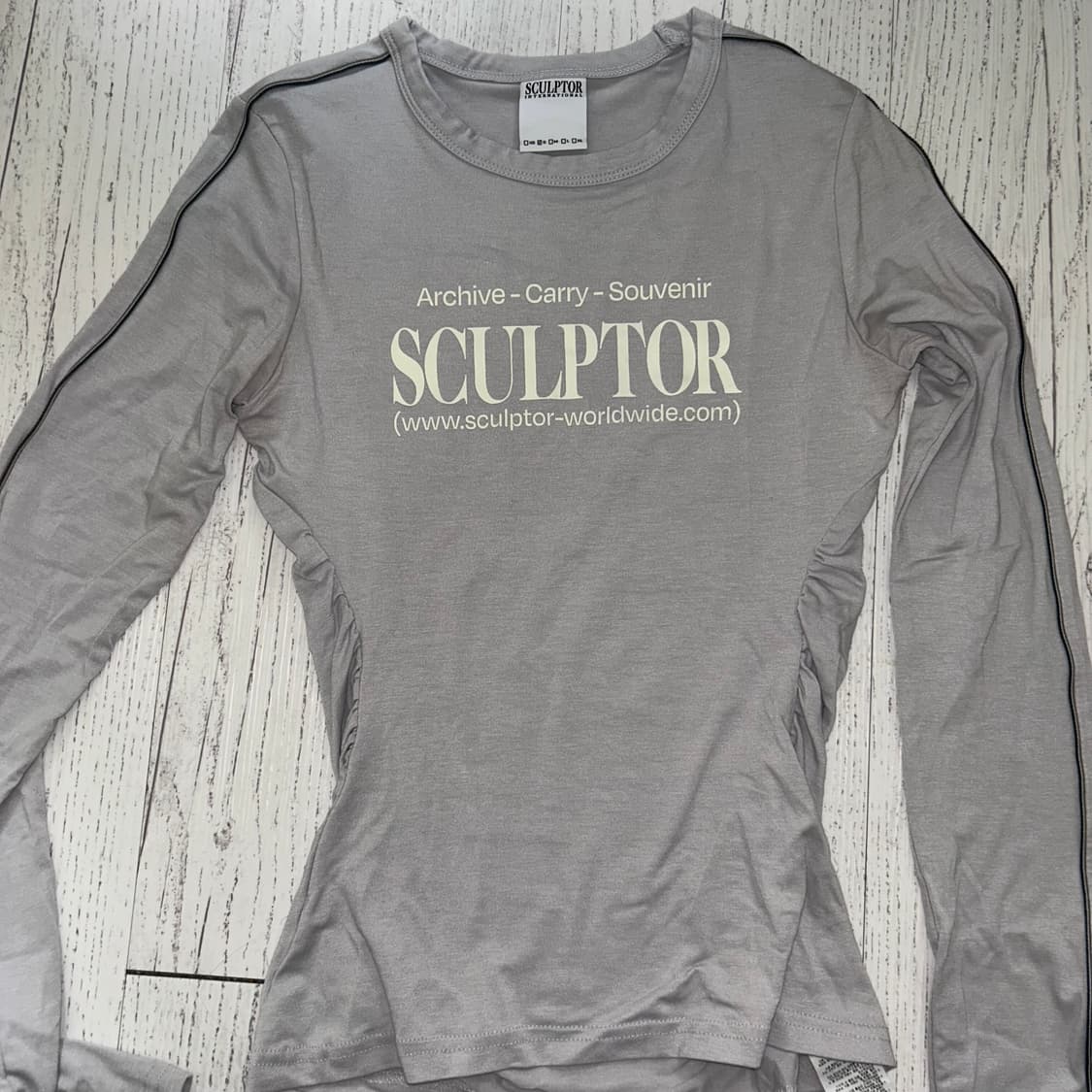 Sculptor 스컬프터 sports lettering l/s tee 상품이미지2