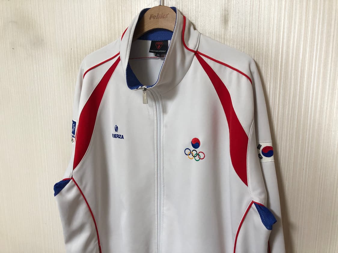 훼르자국대 국대KOREA 2004 아테네올림픽 국대 트레이닝자켓 2L 상품이미지7