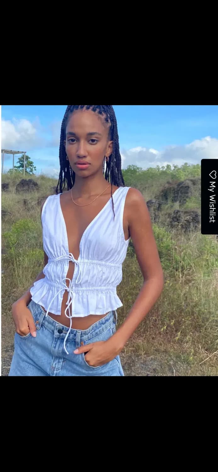 motelrocks 셔링 슬리브리스 상품이미지1