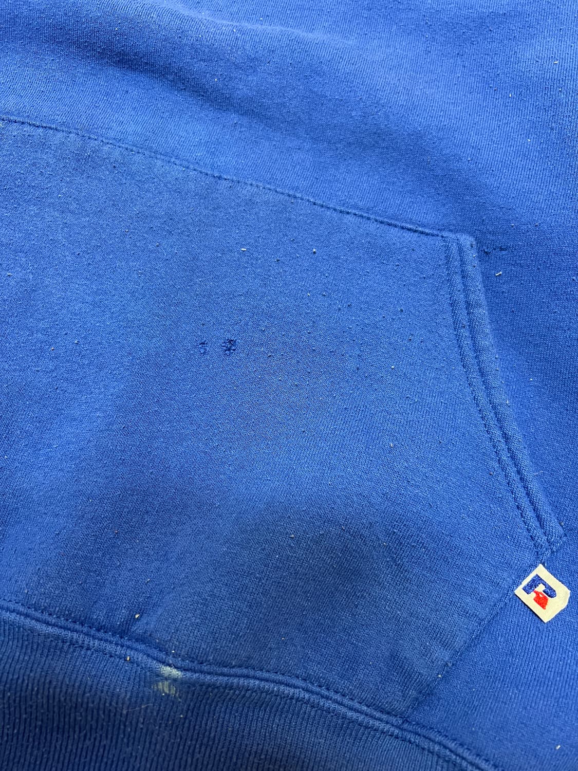 90s USA 러셀 빈티지 후드 블루 XXL 상품이미지7