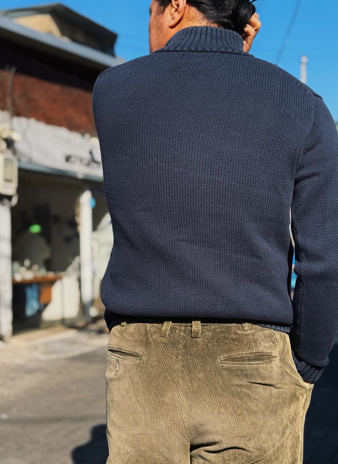 폴로 랄프로렌 코튼 케이블 쿼터 집업 풀오버 XL(18-20) 상품이미지9