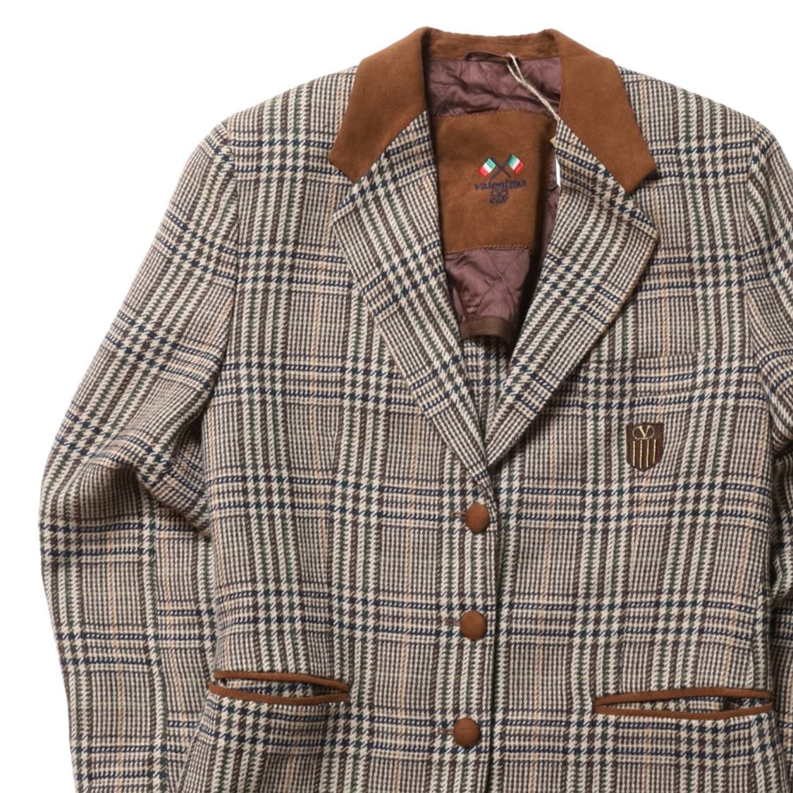 발렌티노 Valentino Check Pattern 3B Blazer 상품이미지2