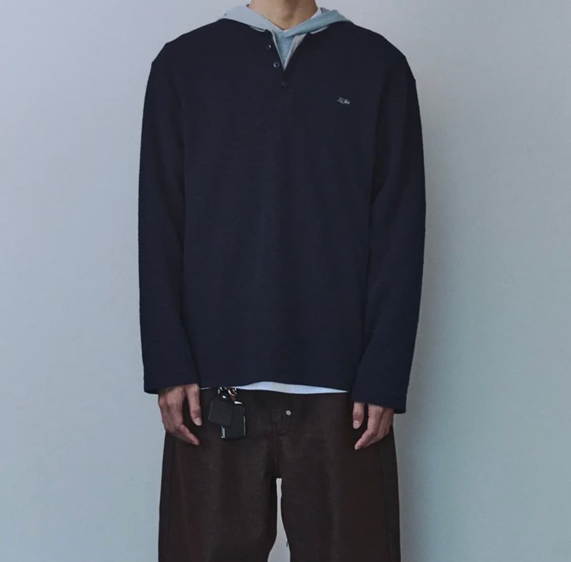 기준 헨리넥 롱슬리브 티 상품이미지2