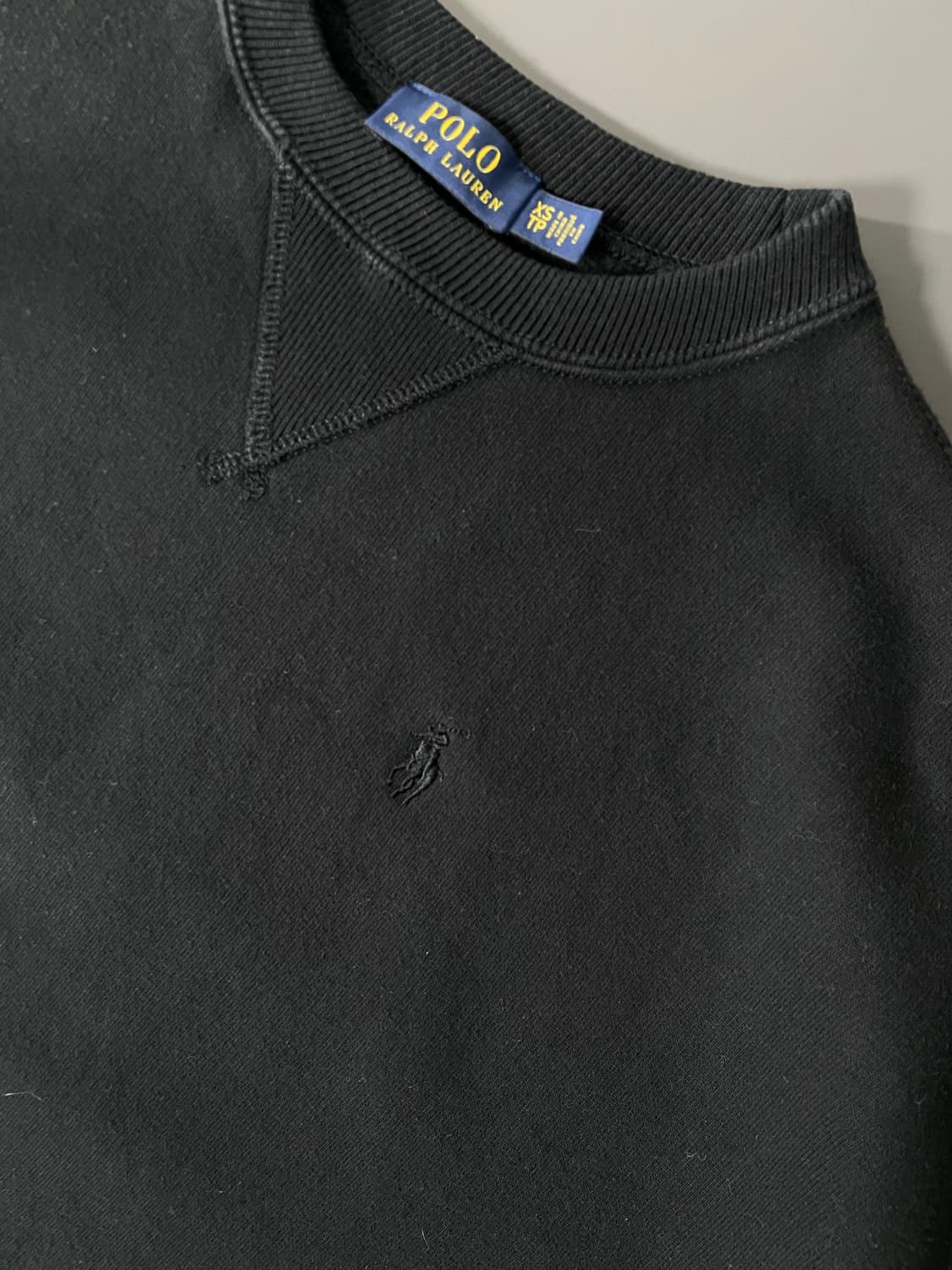 [XS] 폴로 랄프로렌 여성 소매 자수 디테일 오버사이즈 스웻셔츠 맨투맨 상품이미지4