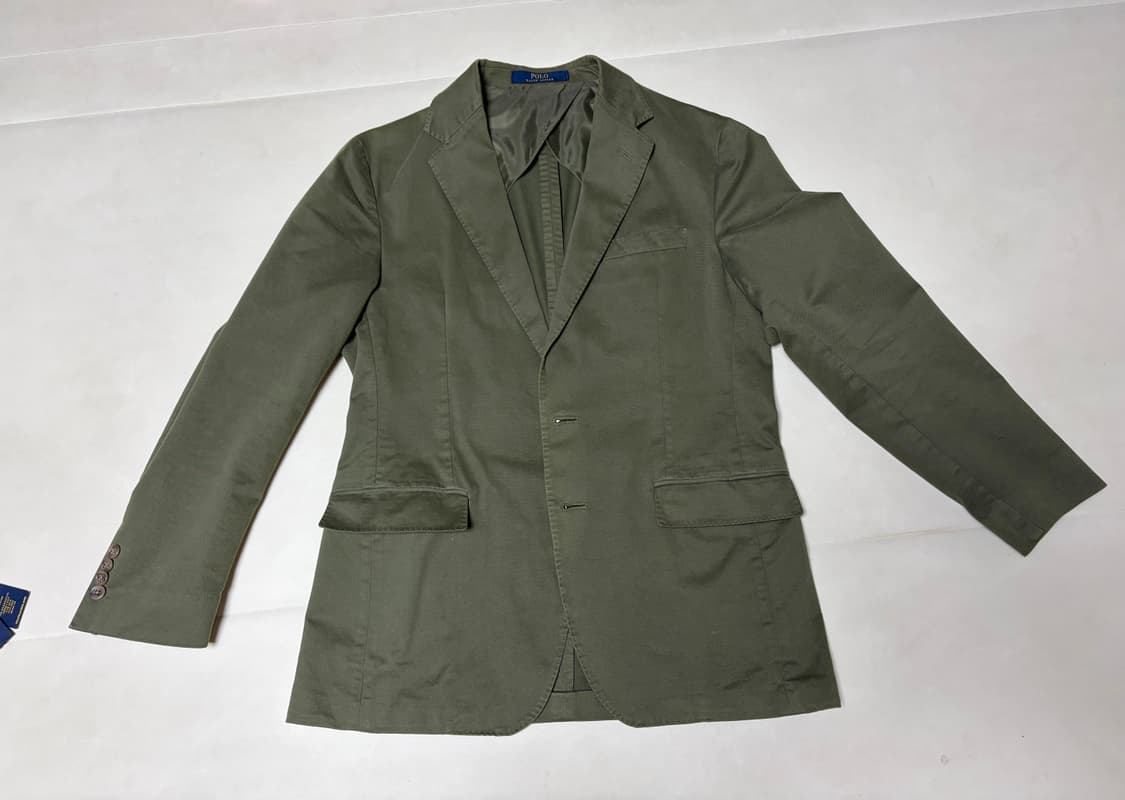 (40R) 폴로 랄프로렌 치노 스트레치 수트 자켓 다크그린 상품이미지2