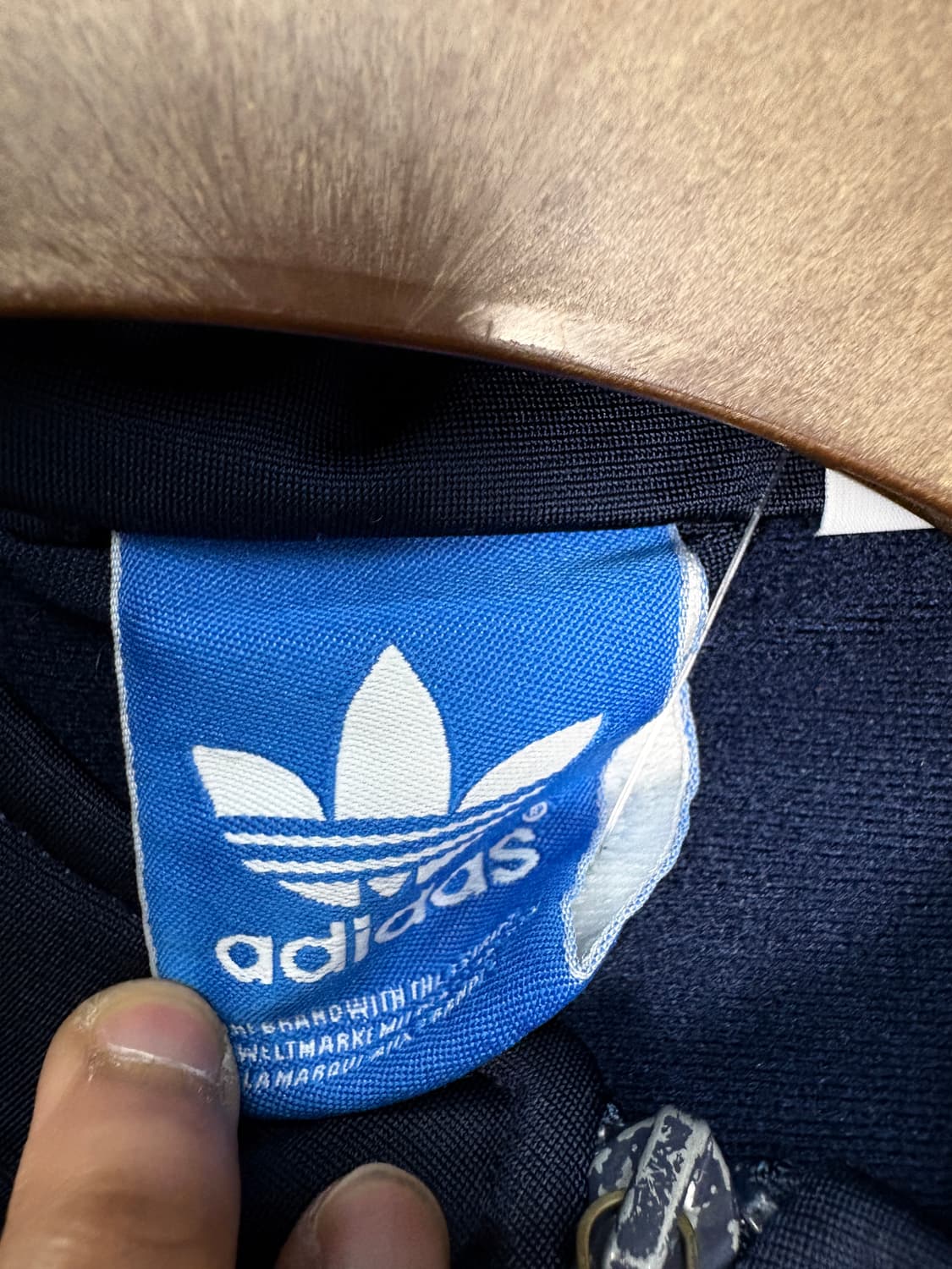 아디다스 구파이어버드 네이비 남흰 트랙탑 져지 A3843 상품이미지5