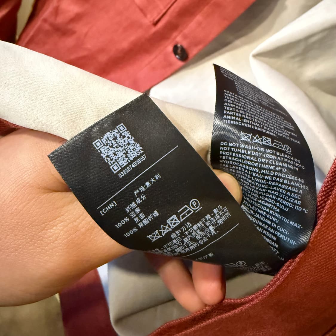 제냐 23 S/S 오아시 리노 브릭 셔츠 자켓  상품이미지7