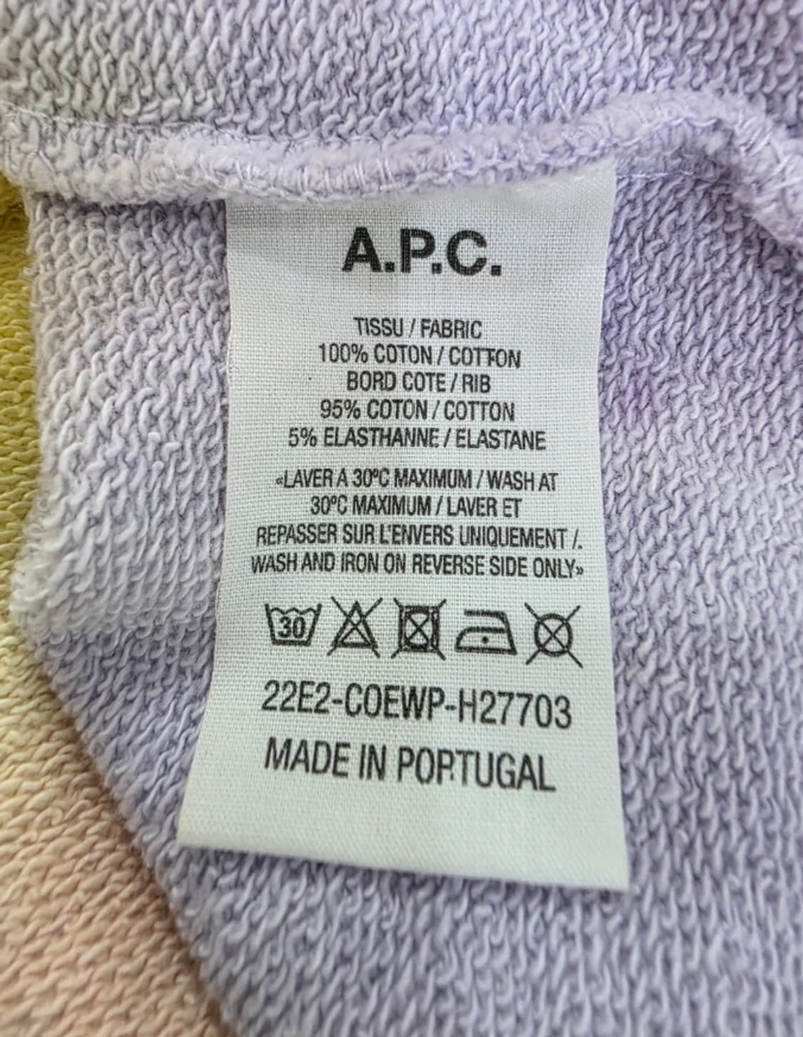 A.P.C. 아페쎄 타이다이 후드티 남녀공용 S 상품이미지10