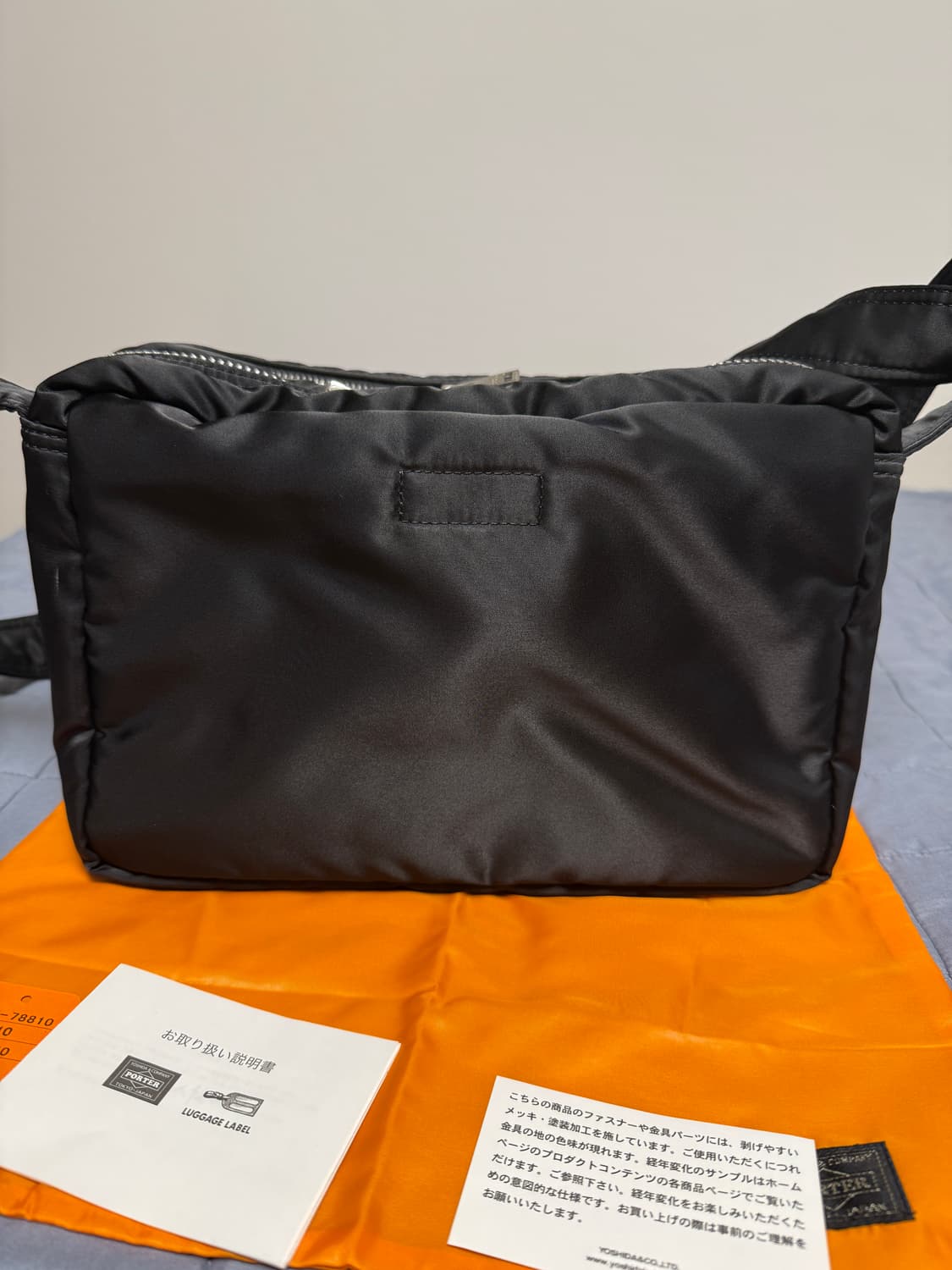 요시다 포터 탱커 숄더백 라지 블랙 상품이미지4