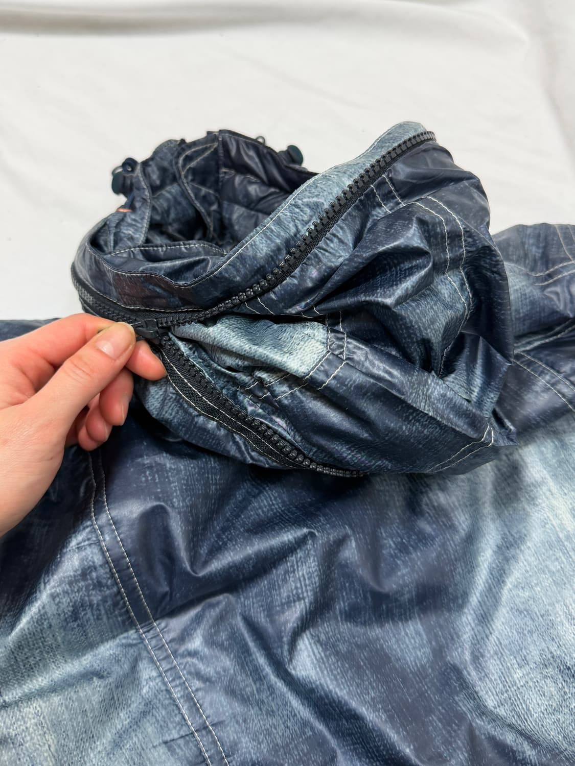 00s 디젤 데님 프린팅 자켓 상품이미지9