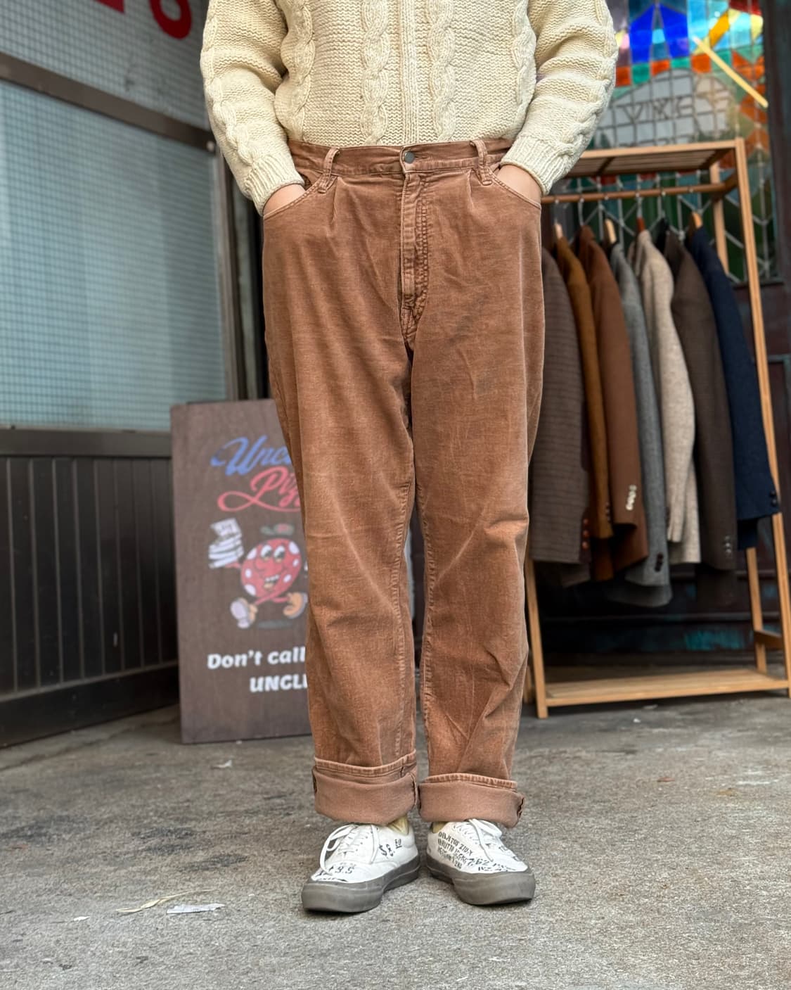 90‘s 폴로 랄프로렌 코듀로이 팬츠 36 상품이미지8