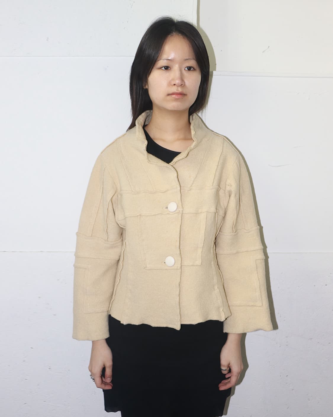 요시키 히시누마 로우 엣지 펠트 자켓 상품이미지1