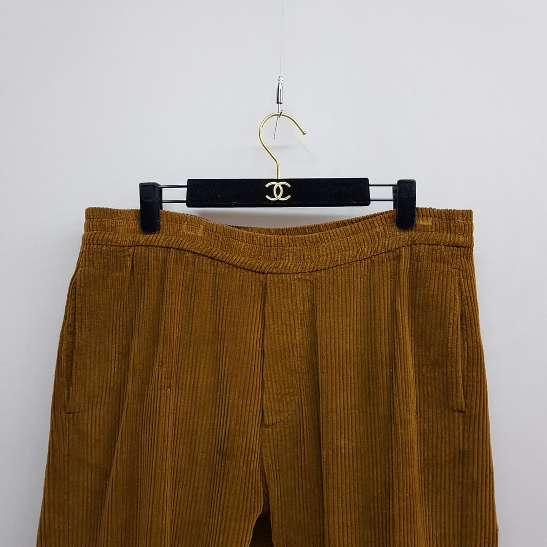 바레나 베네치아 2021 코듀로이 세미배기핏 밴딩 팬츠 82-96사이즈 상품이미지2