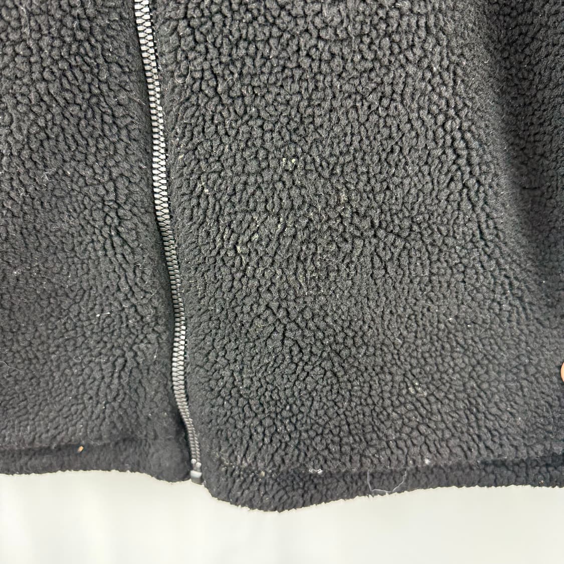 100) 장미쉘바스키아 양털 플리스 집업 자켓 블랙 상품이미지5