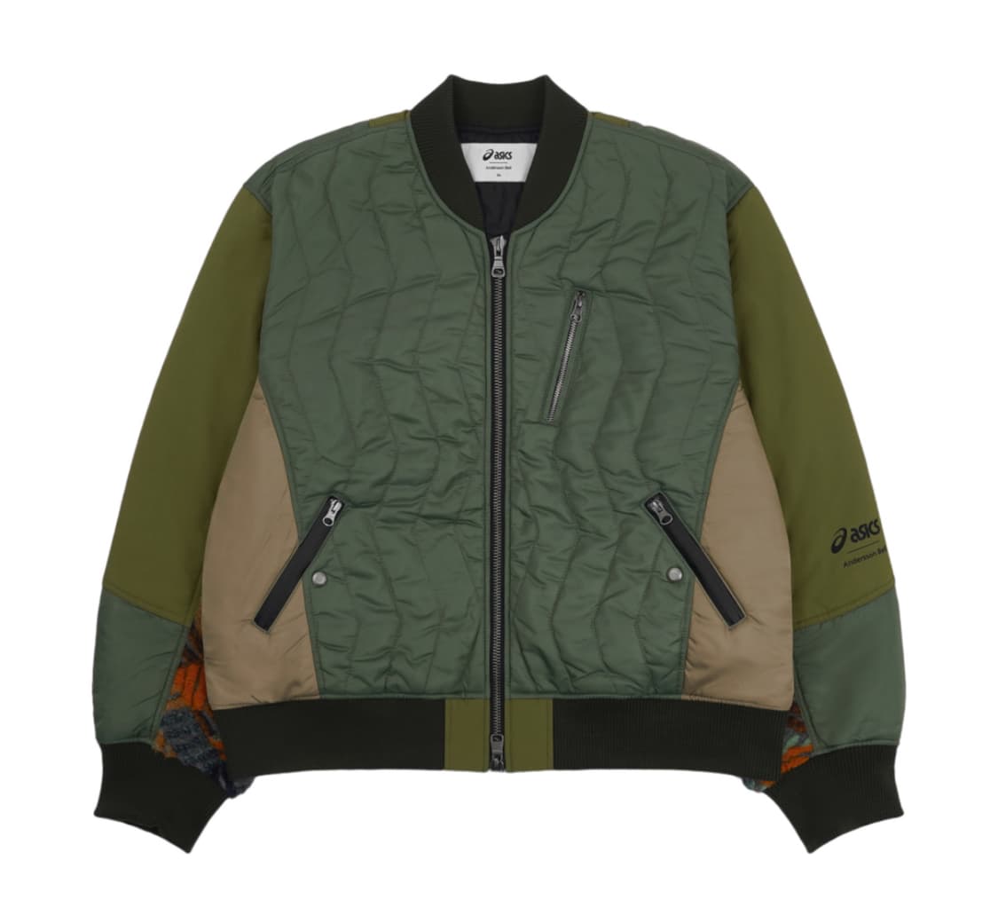 앤더슨벨 아식스 콘트라스트 퀼팅 봄버 자켓 M 상품이미지1