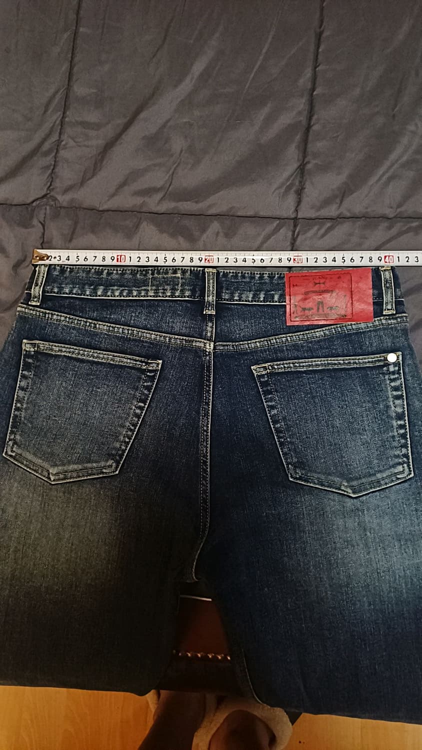 모드나인 약간스판청바지 실측31인치 기장99 상품이미지6