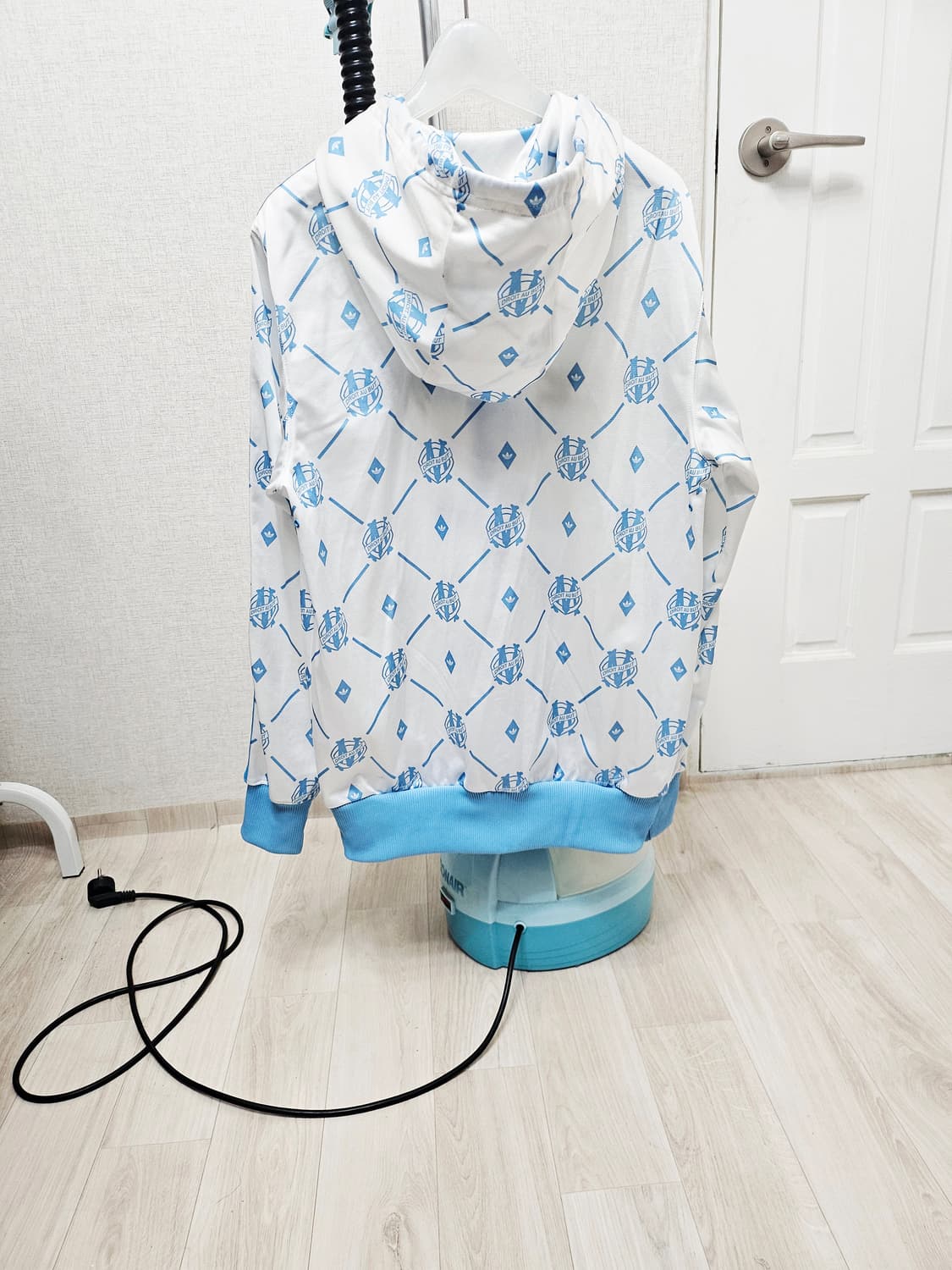 (95~100)M☆초대장급☆아디다스 파이어버드마르세유[흰하]트랙탑후드져지 상품이미지6