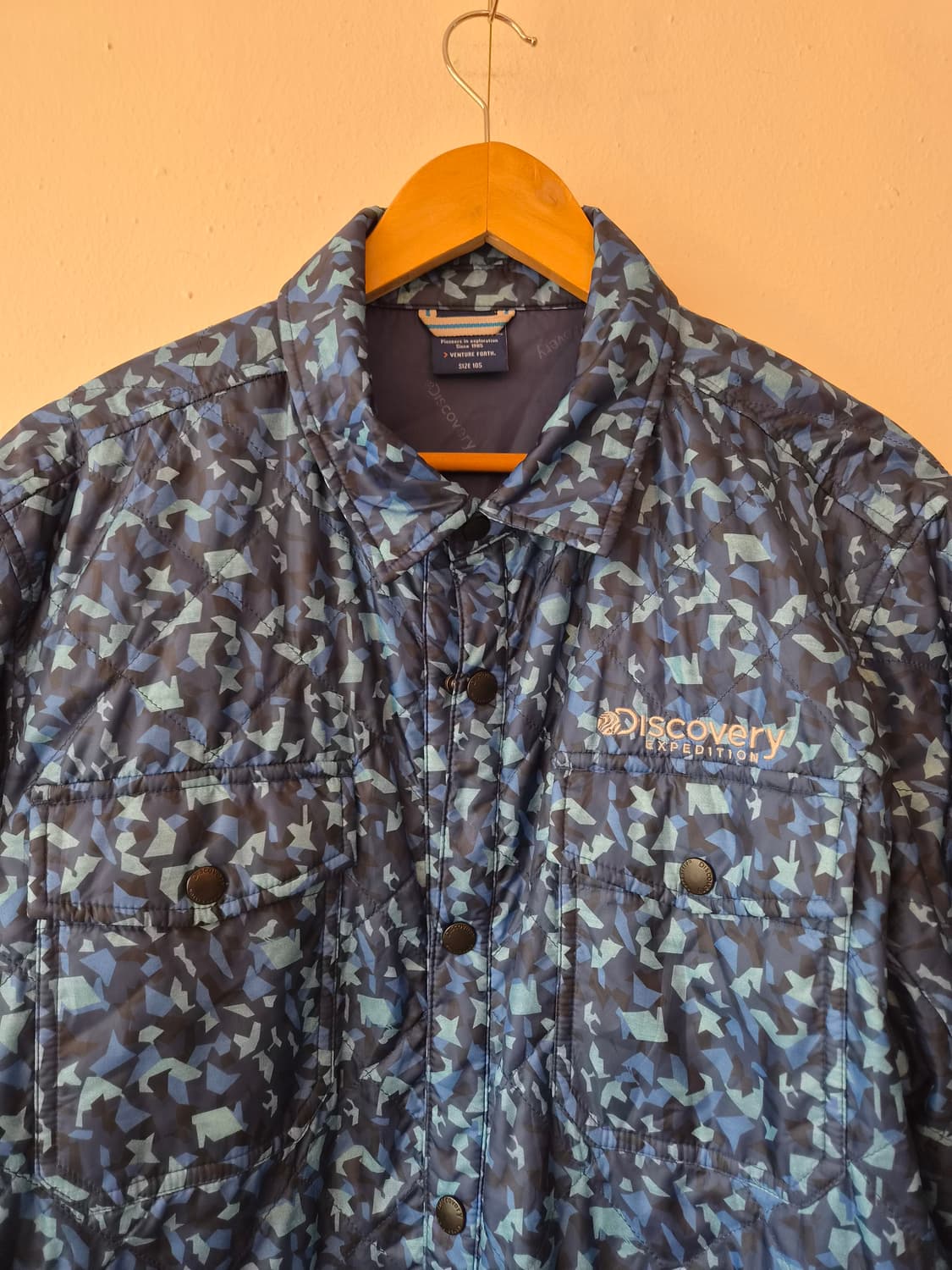 디스커버리 남성 카모플라쥬 퀄팅 셔츠자켓 105사이즈 상품이미지1
