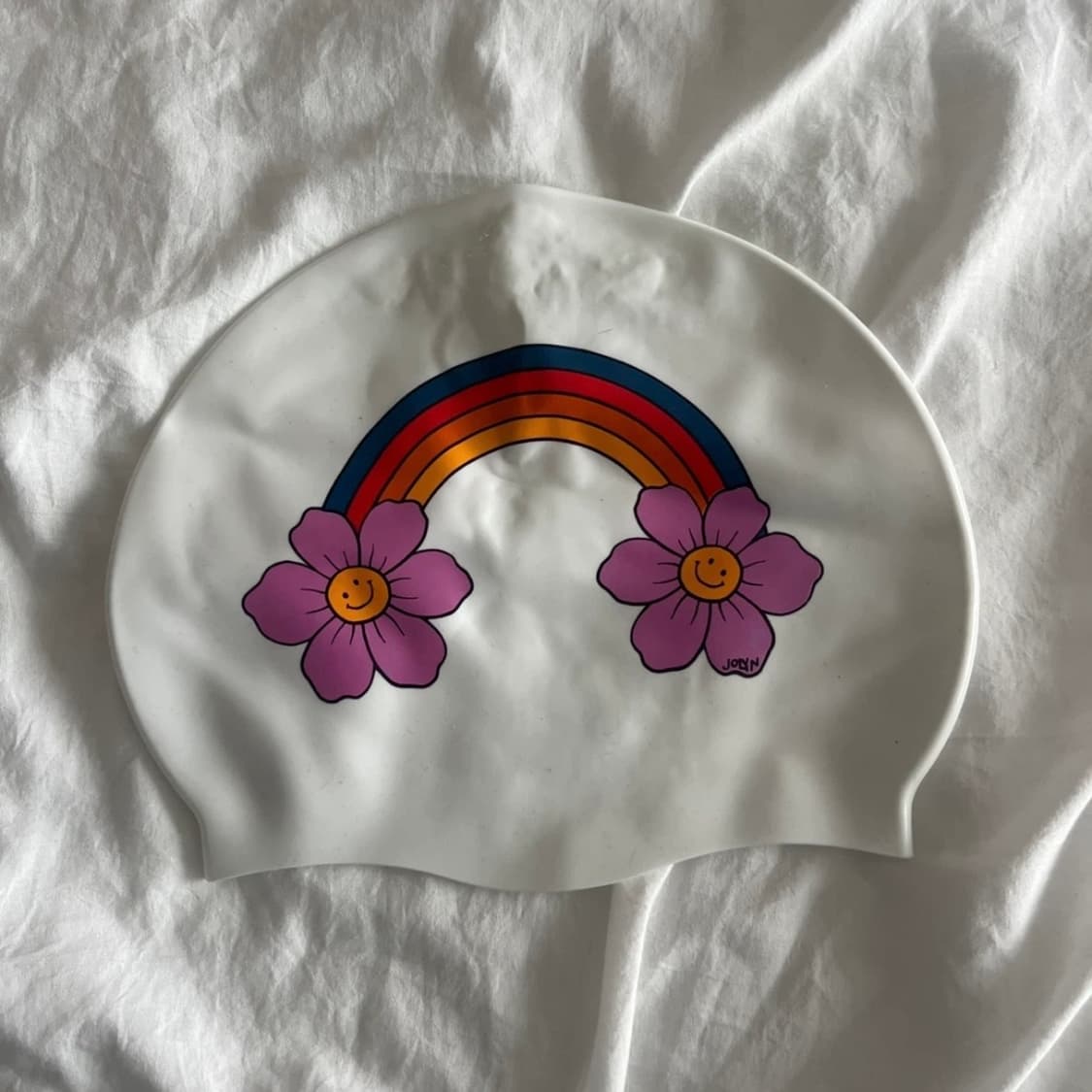 Jolyn 화이트 실리콘 수모 상품이미지1