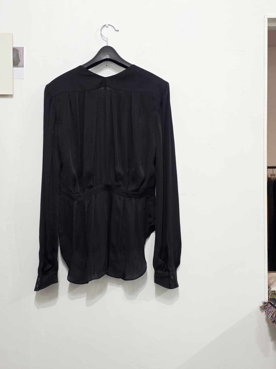 theyskens' theory sheer pleated blouse 상품이미지2