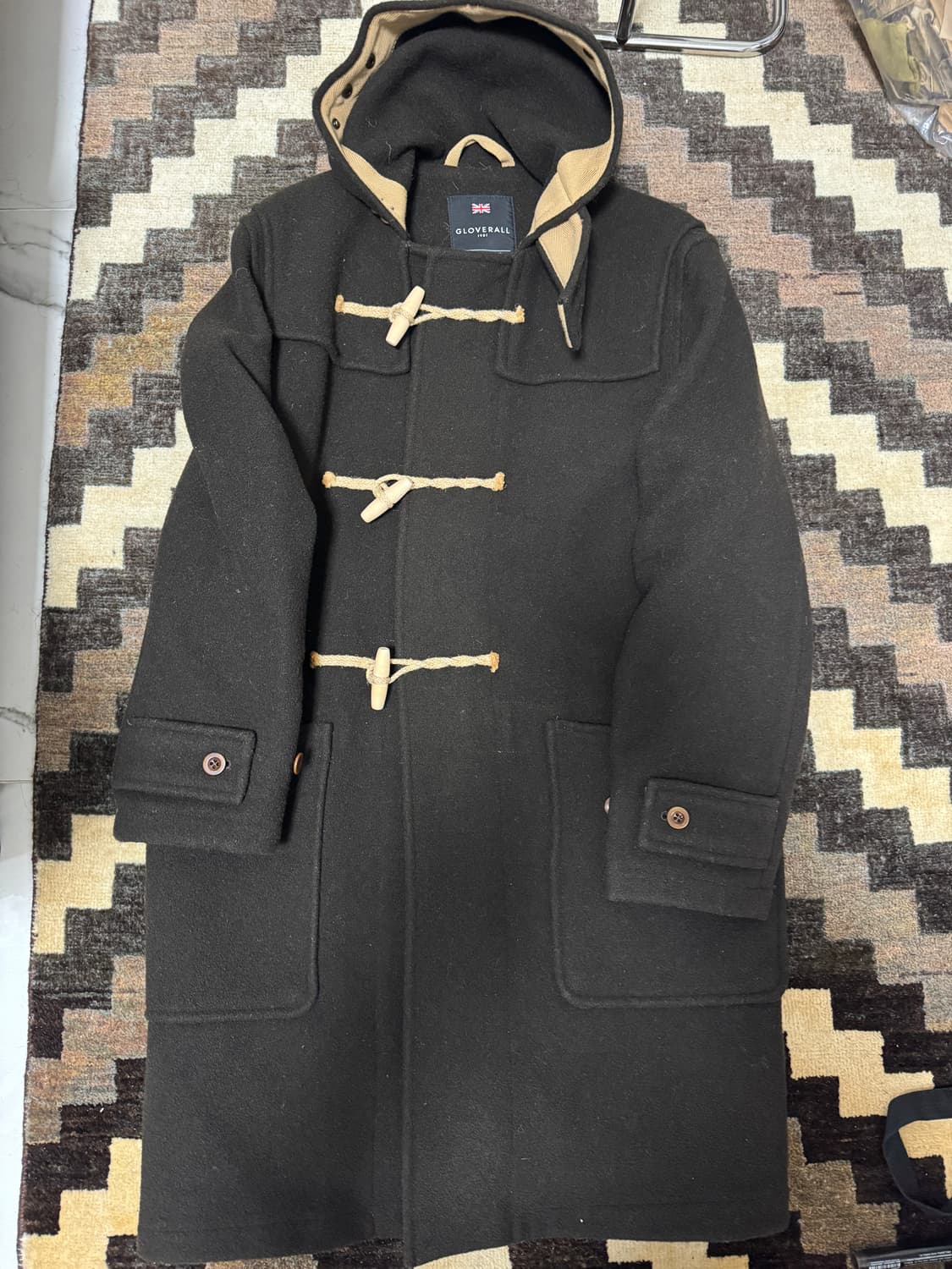 글로버올 브라운 더플코트 몬티 M  상품이미지1