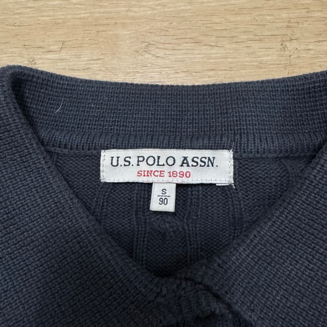 US폴로 카라 케이블니트 상품이미지5