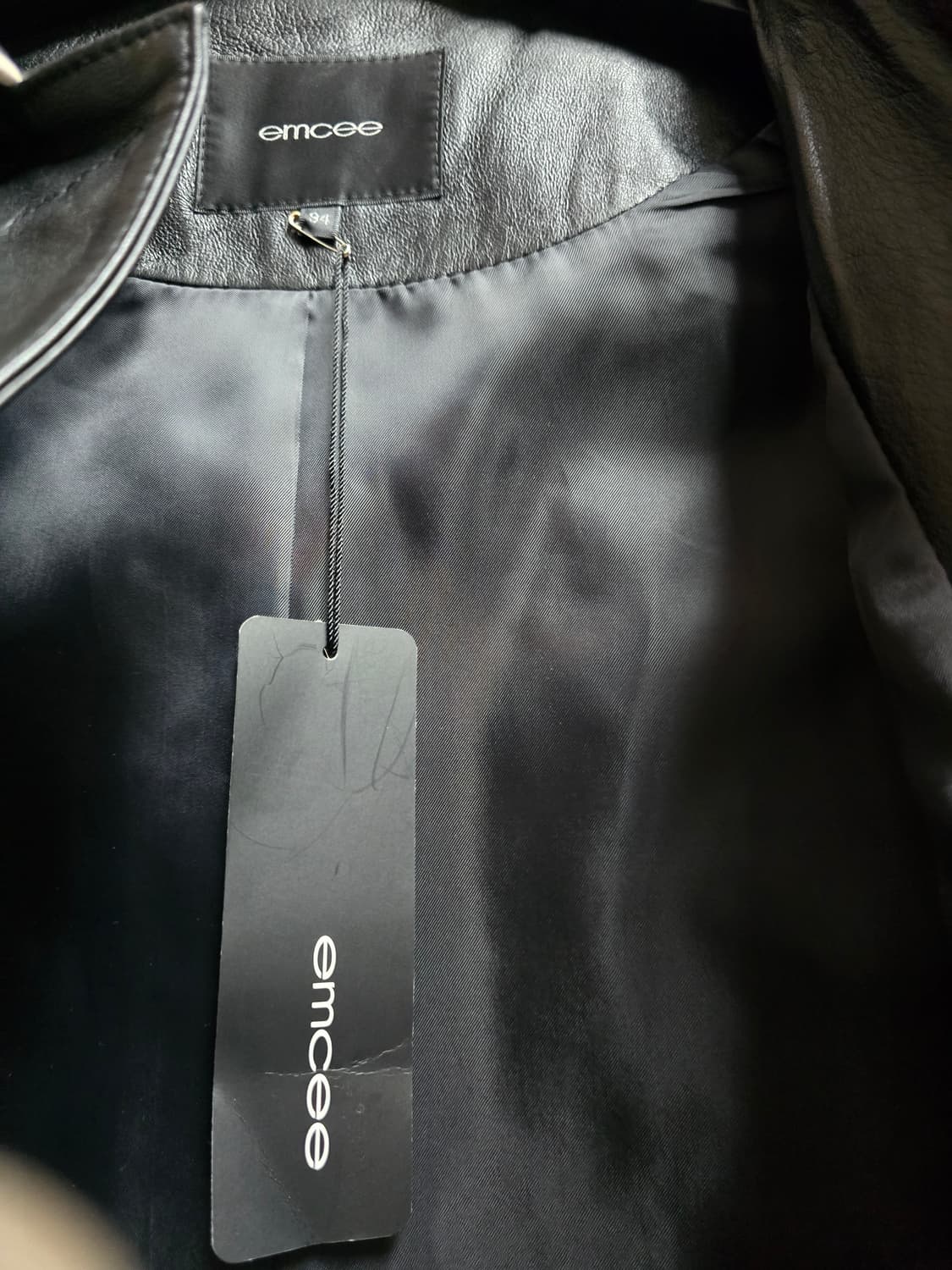새상품)emcee 엠씨 이태리양가죽자켓 55~66 상품이미지2