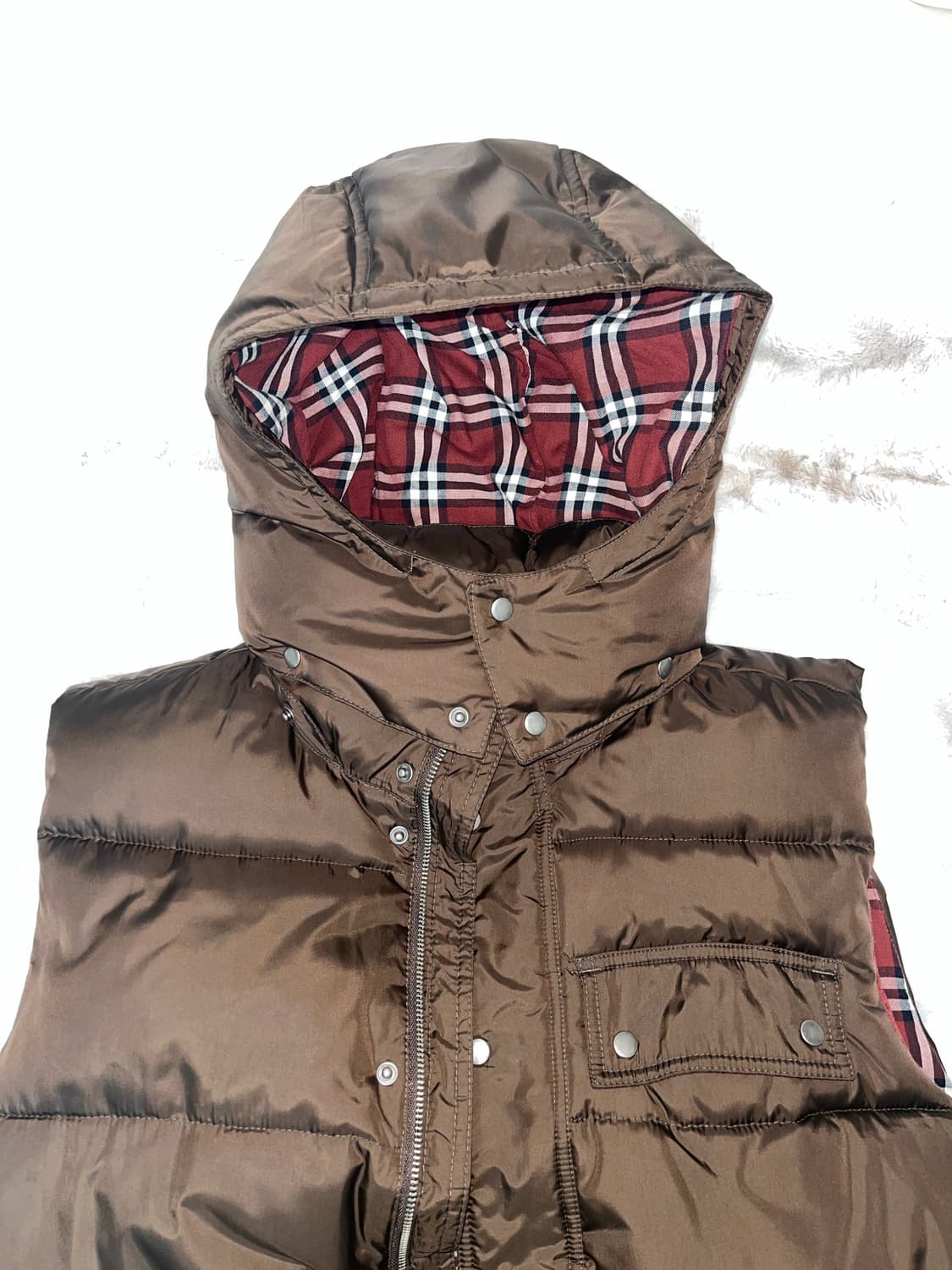 Gap 패딩조끼 브라운 상품이미지3