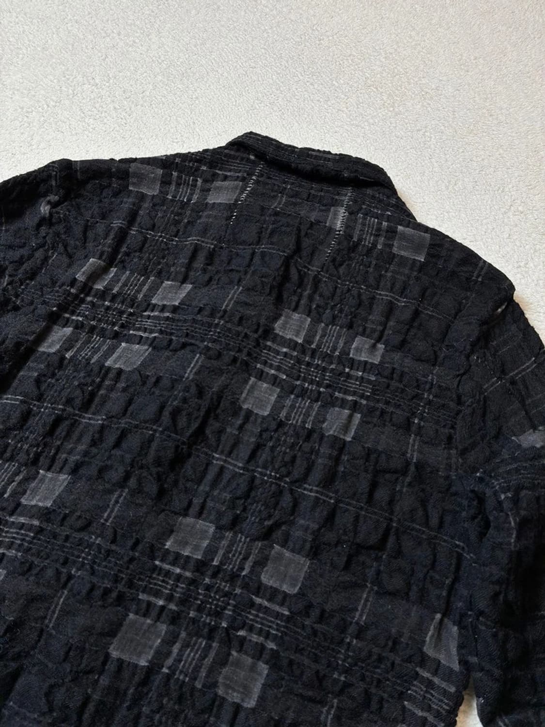 트랜짓 Transit 18AW 수소봉제 롱 셔츠 자켓 PN7690 상품이미지6