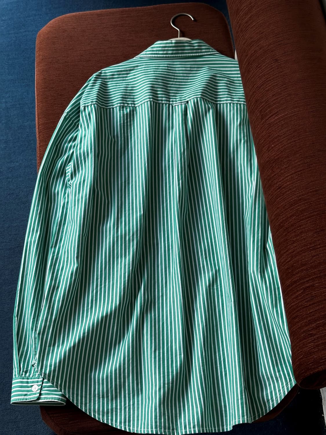 Light cotton big silhouette stripe shirt 상품이미지3