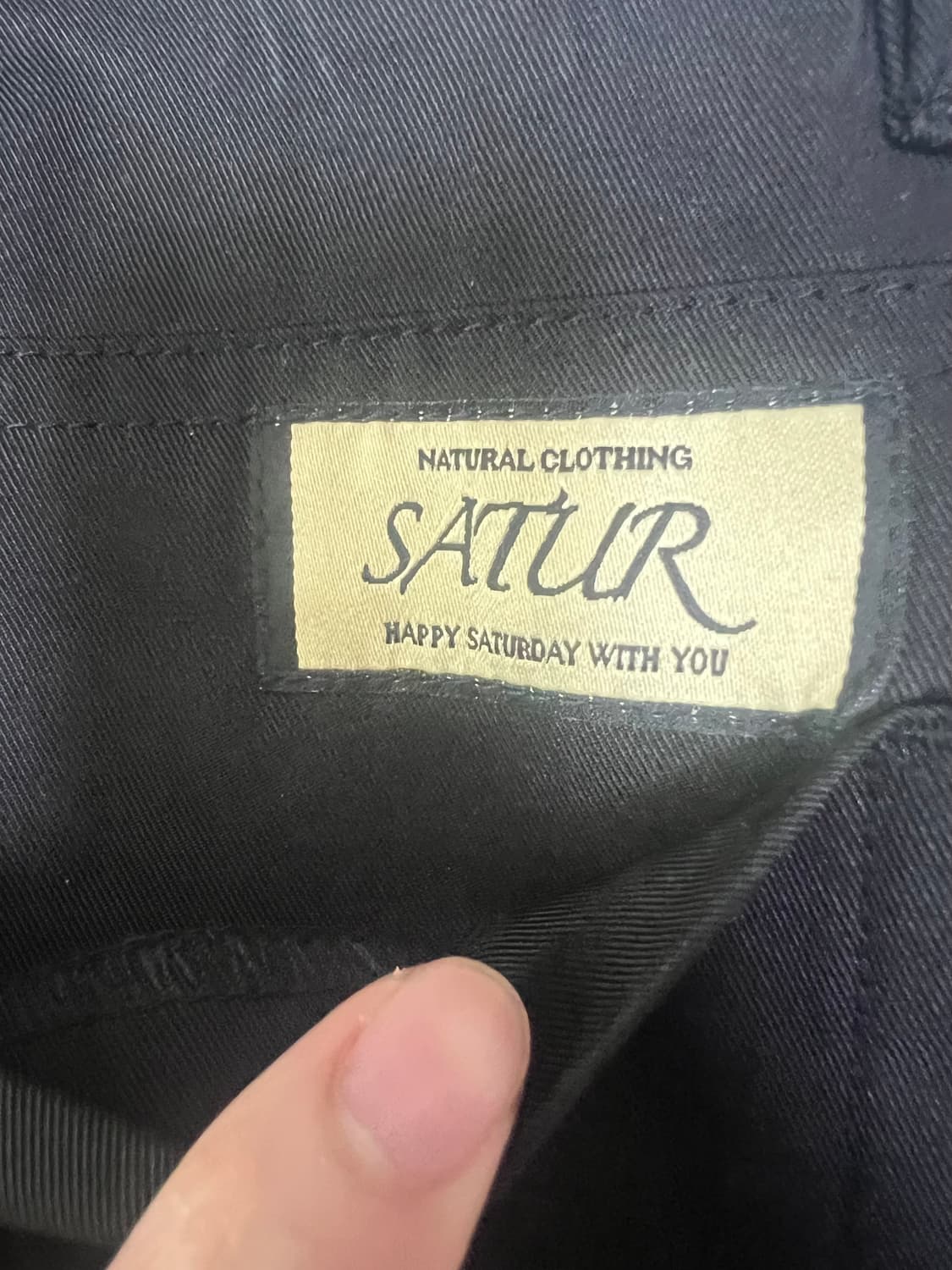 세터 토리노 웨스턴 투 톤 팬츠 클랙식 블랙(s) 상품이미지5