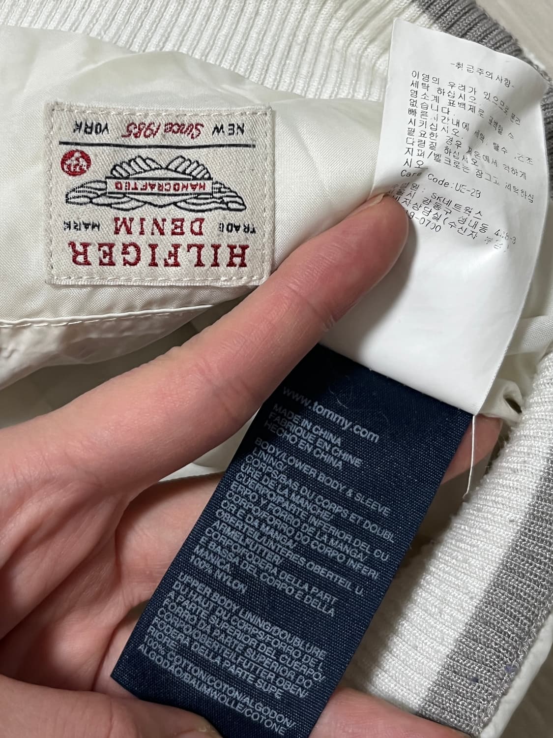 타미힐피거 퀼팅 경량 숏 패딩 자켓 여성 M 상품이미지7