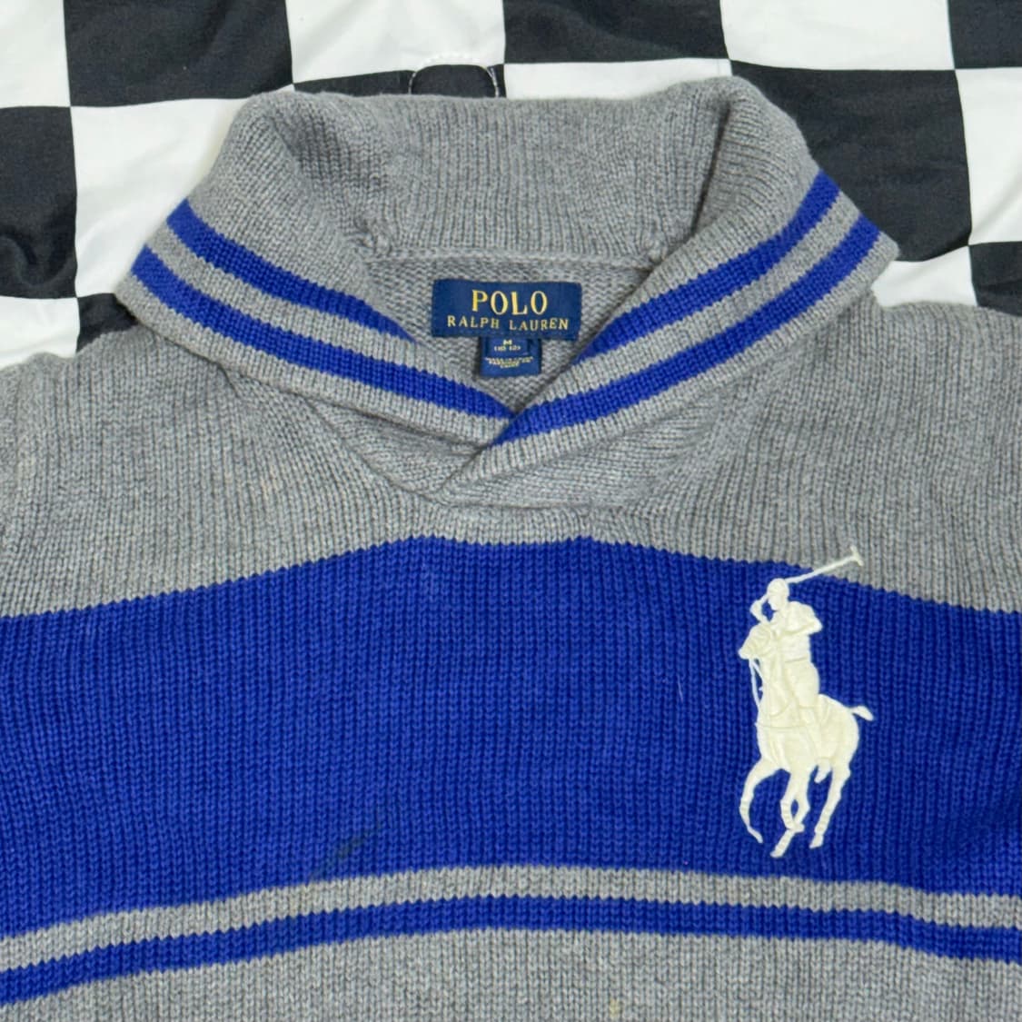 폴로 랄프로렌 빅포니 숄카라 니트 10-12 상품이미지3