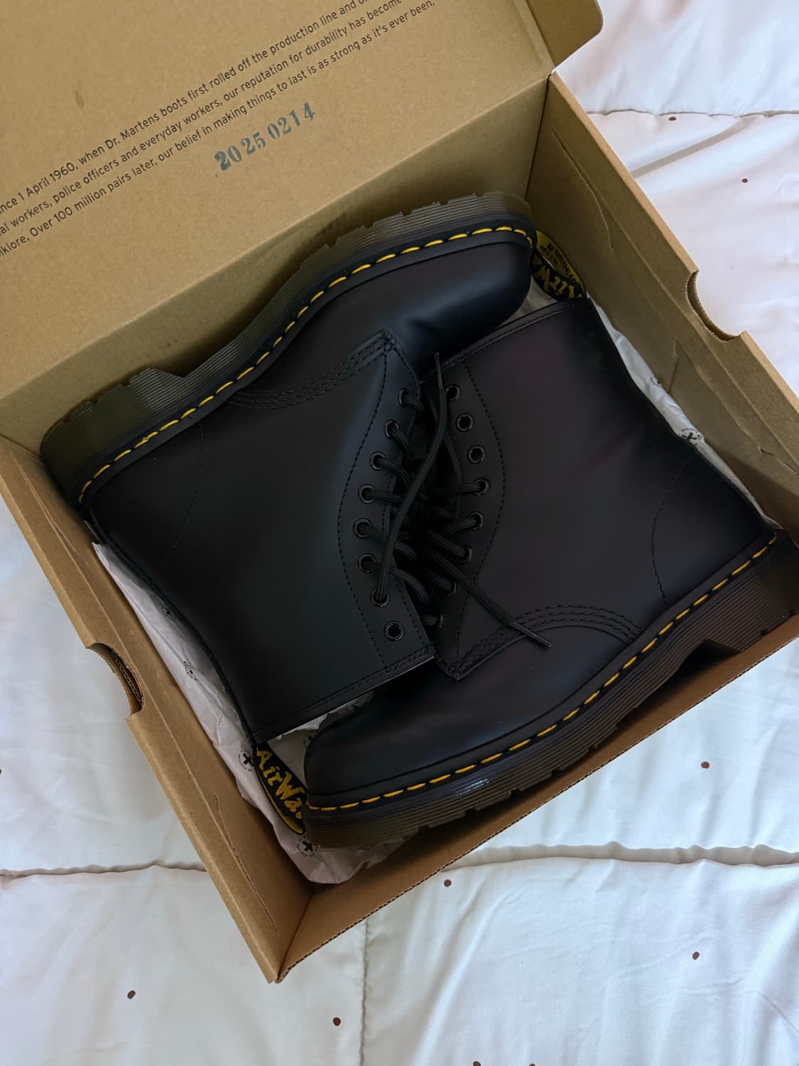 [풀박스] 닥터마틴 1460 스무스 부츠 블랙 270 (UK8) 상품이미지1